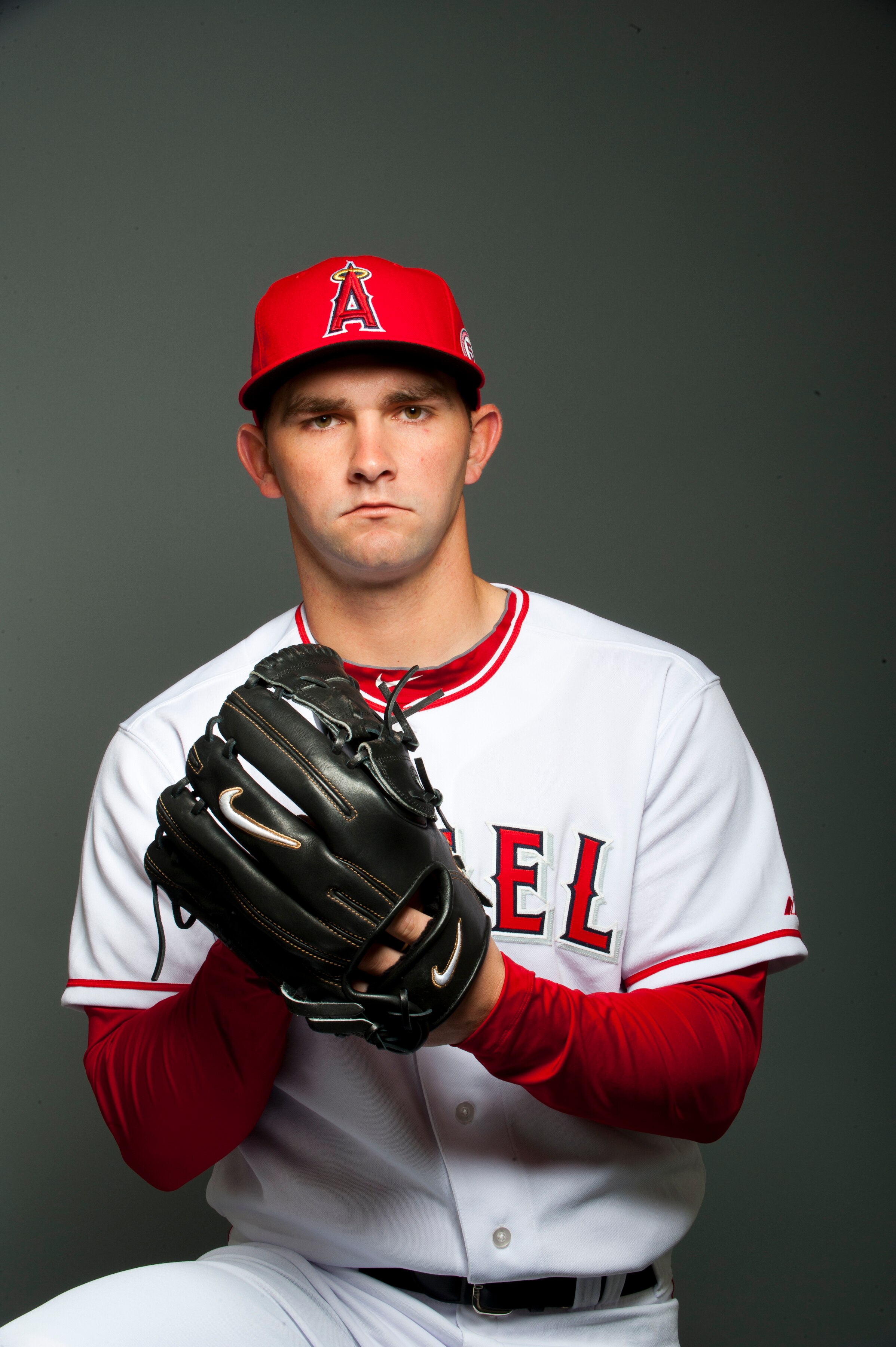 TEMPE, AZ - FEBRUARY 21: Tyler Chatwood #52 of the Los Angeles Angels of Anaheim poses during their photo day at Tempe Diablo Stadium on February 21, 2011 in Tempe, Arizona.  (Photo by Rob Tringali/Getty Images)