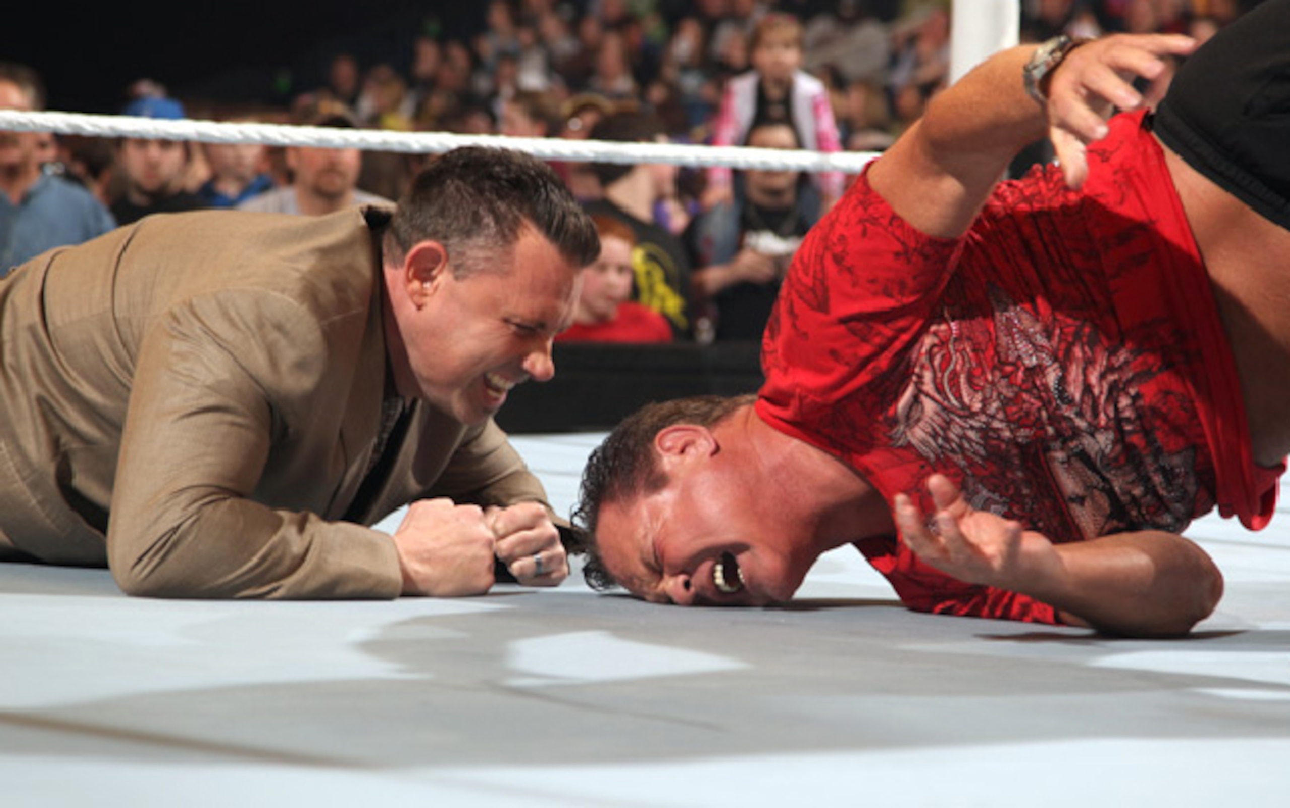 Don't expect this scene to be repeated at Wrestlemania XXVII