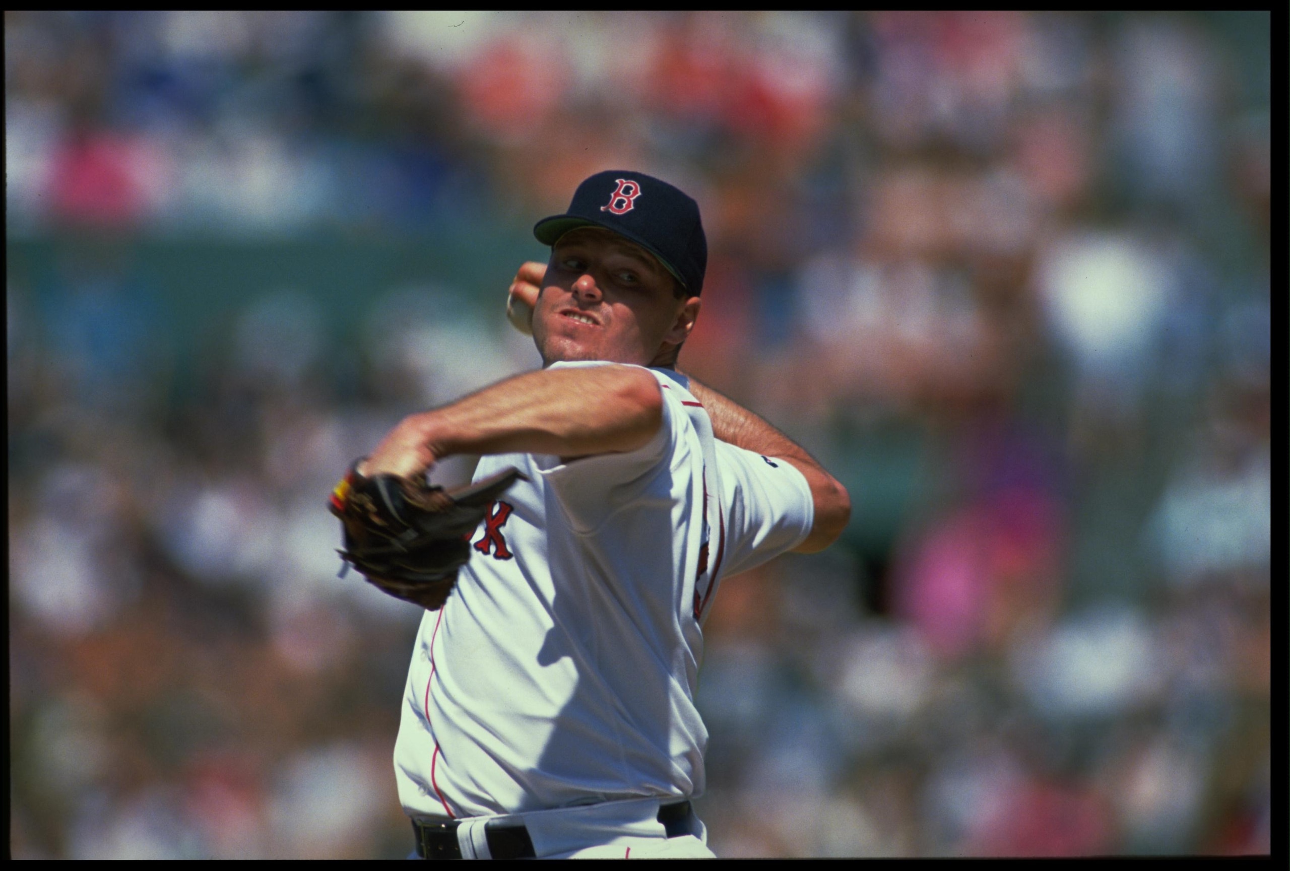 13 Jun 1993: BOSTON REDSOX PITCHER ROGER CLEMENS IN ACTION DURING THE REDSOX VERSUS BALTIMORE ORIOLES GAME AT FENWAY PARK IN BOSTON, MASSACHUSETTS