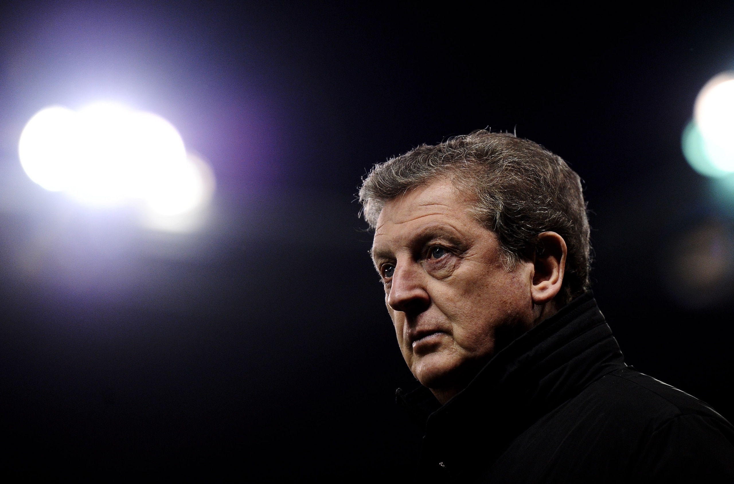 STOKE ON TRENT, ENGLAND - FEBRUARY 28:  West Bromwich Albion Manager Roy Hodgson looks on prior to the Barclays Premier League match between Stoke City and West Bromwich Albion at The Britannia Stadium on February 28, 2011 in Stoke on Trent, England.  (Ph