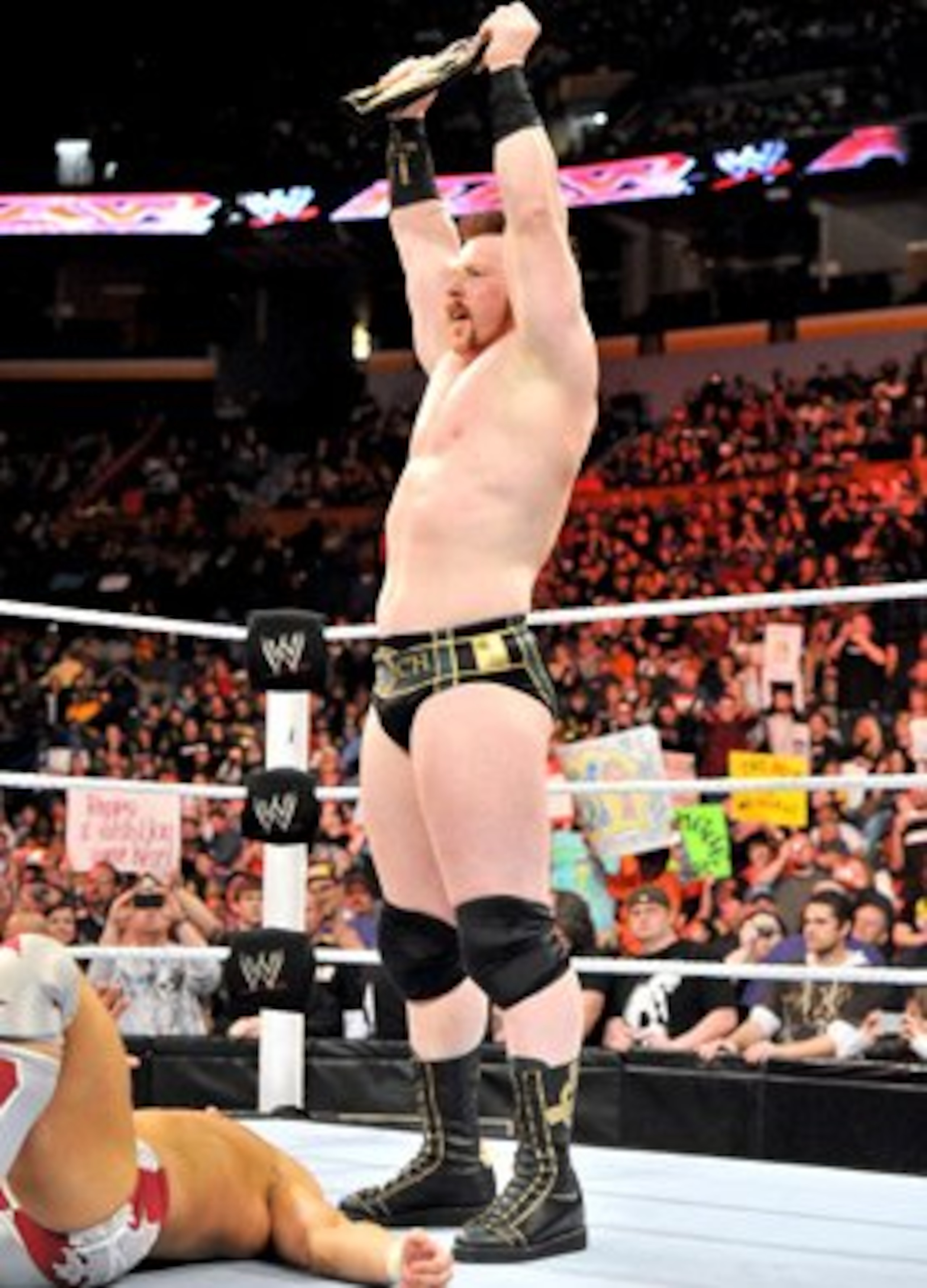 Sheamus stands tall after attaining his first US Championship.