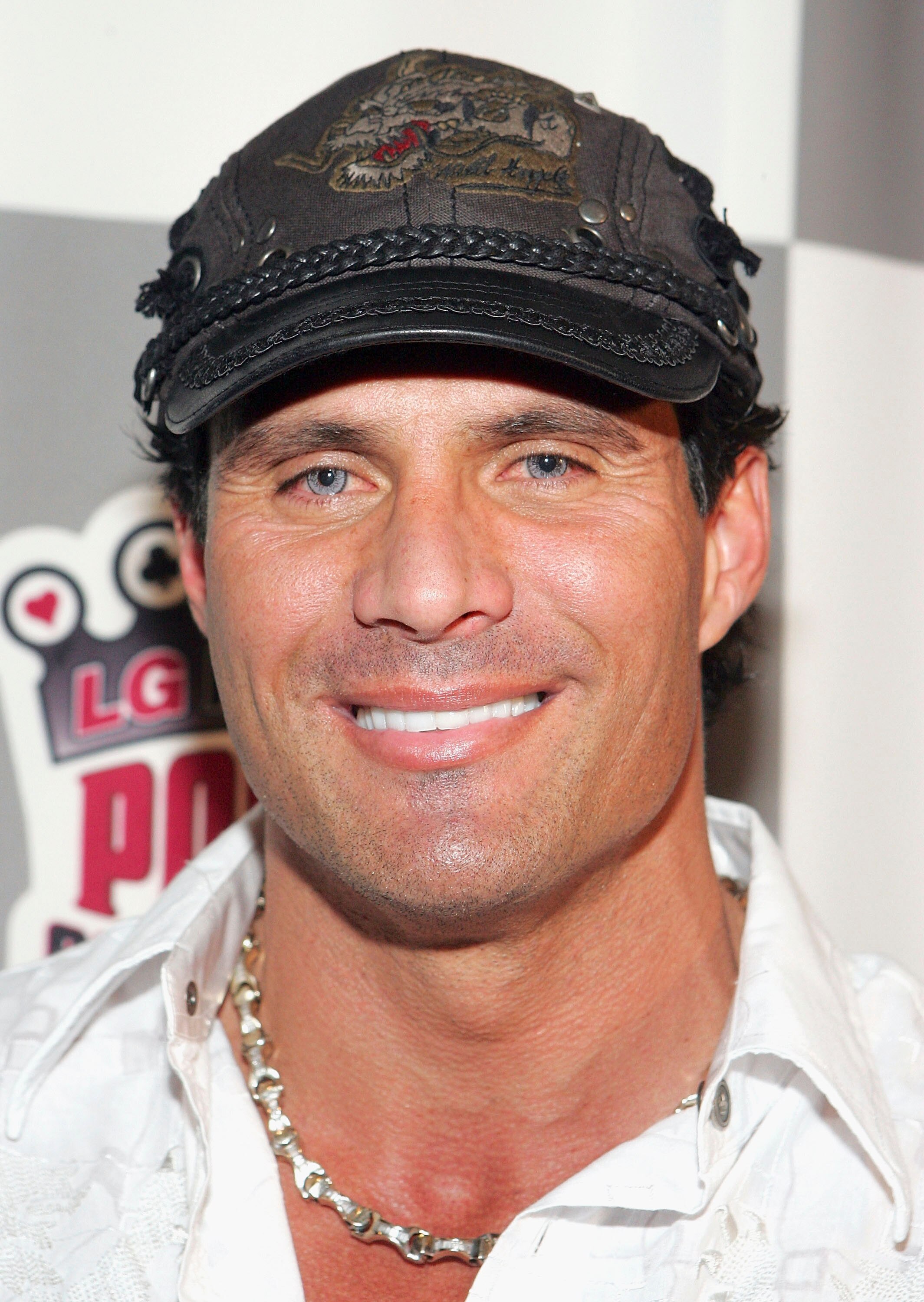 LAS VEGAS - DECEMBER 18:  Former Major League Baseball player Jose Canseco arrives at the LG All-Star Poker Showdown and Party at the Palms Casino Resort December 18, 2005 in Las Vegas, Nevada. About 50 poker players and celebrities competed in a high-sta