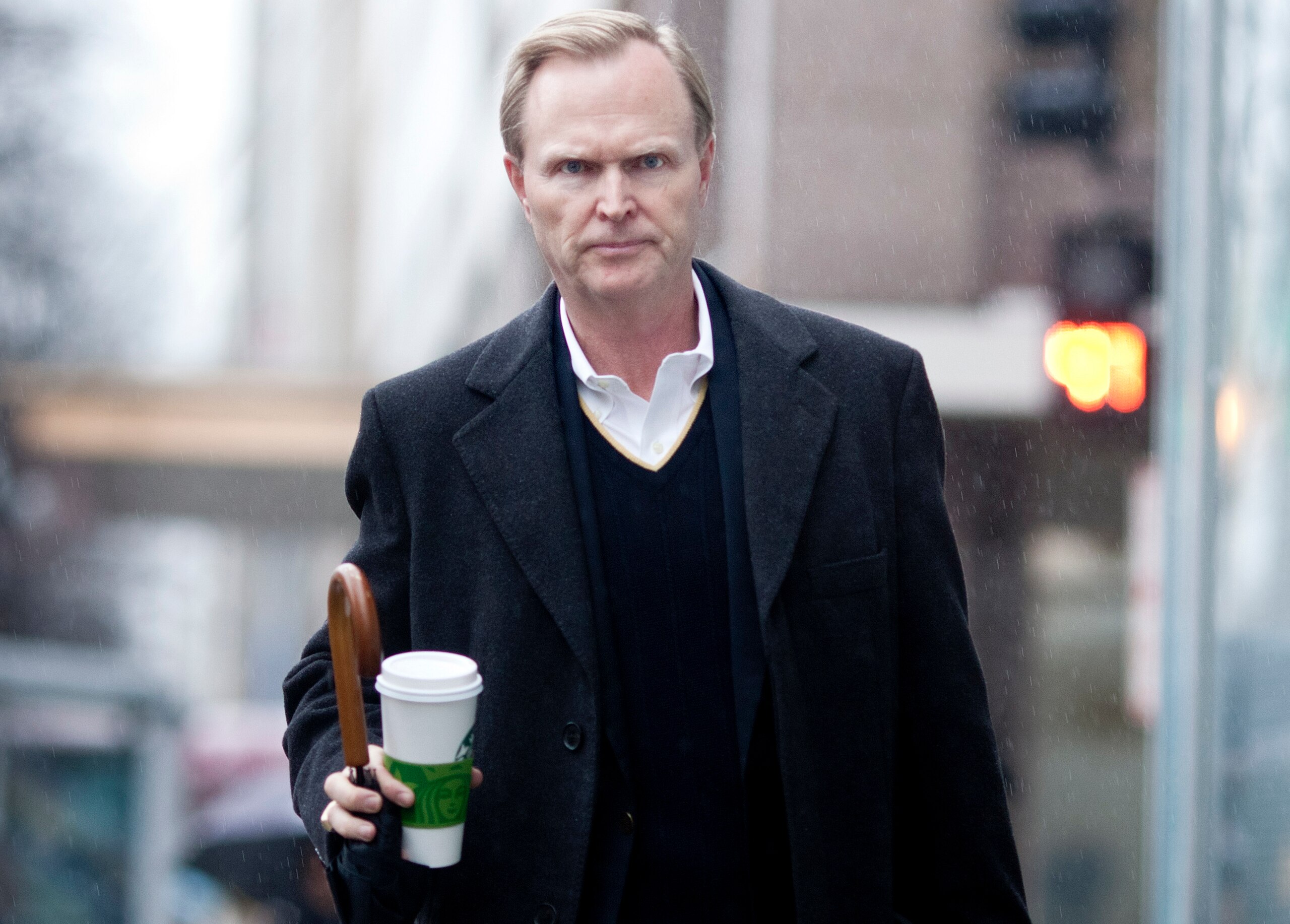 WASHINGTON - MARCH 10: John Mara, owner of the New York Giants, arrives at the Federal Mediation and Conciliation Service building March 10, 2011 in Washington, DC. Representatives from the National Football League (NFL) and National Football League Pla WASHINGTON - MARCH 10: John Mara, owner of the New York Giants, arrives at the Federal Mediation and Conciliation Service building March 10, 2011 in Washington, DC. Representatives from the National Football League (NFL) and National Football League Pla