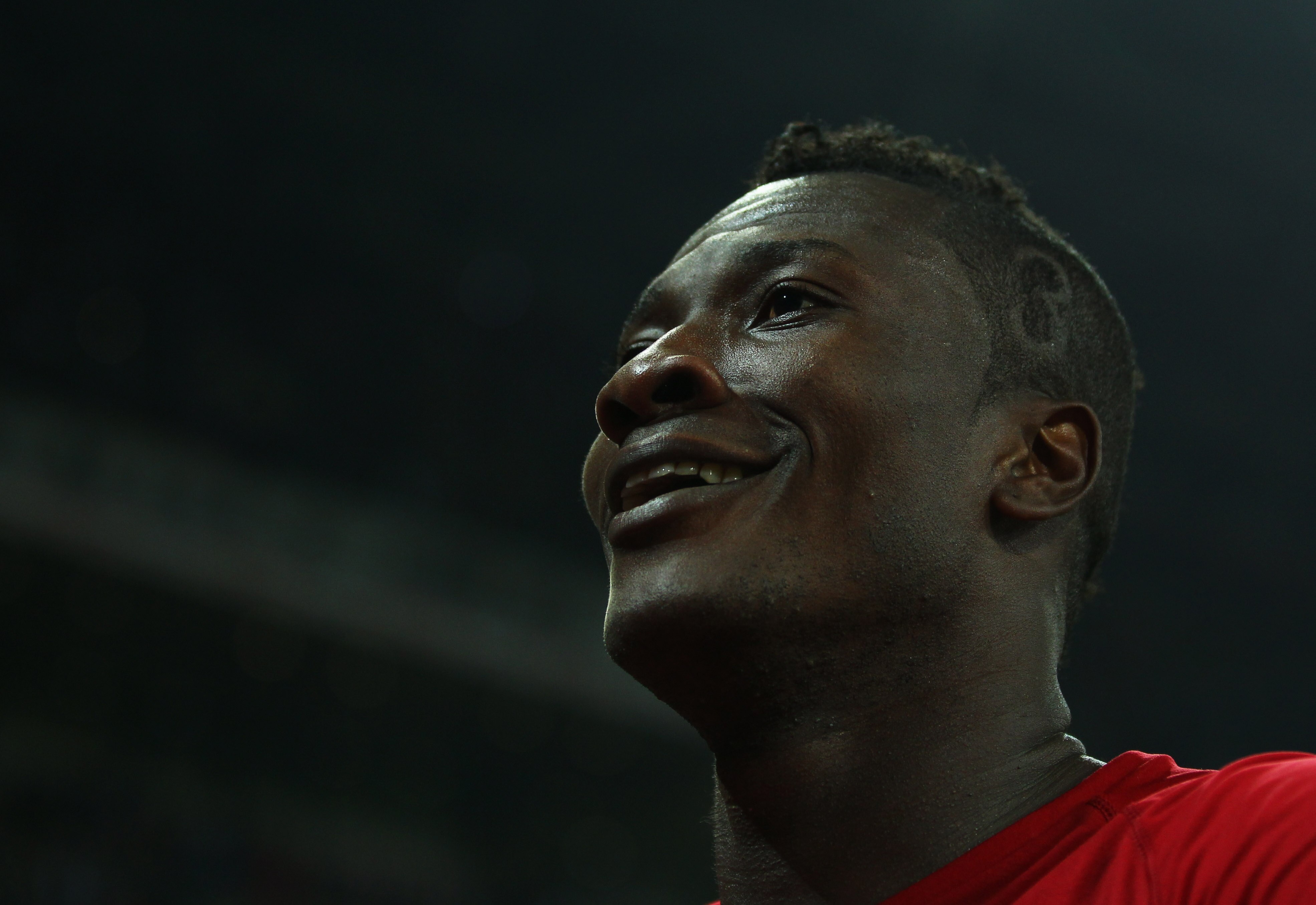 LONDON, ENGLAND - MARCH 29:  Asamoah Gyan of Ghana celebrates after the international friendly match between England and Ghana at Wembley Stadium on March 29, 2011 in London, England.  (Photo by Julian Finney/Getty Images)