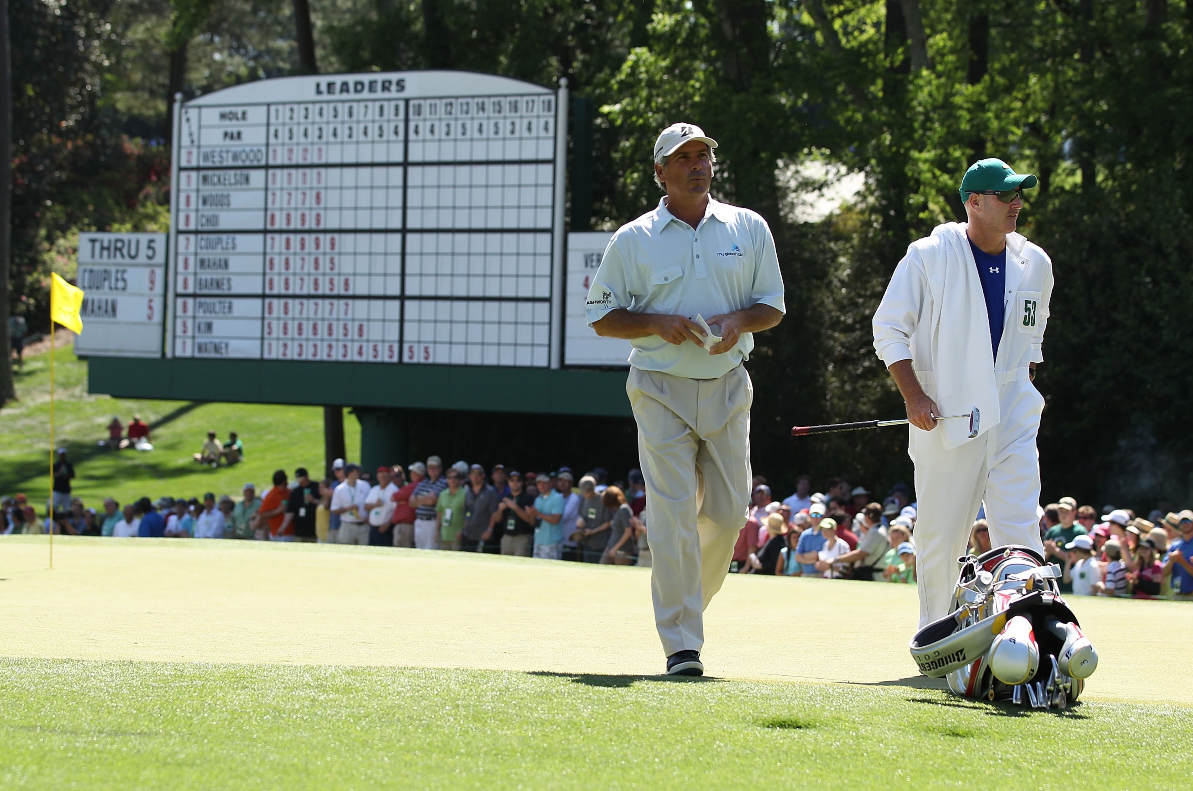 AUGUSTA, GA - APRIL 11:  Fred Couples during the final round of the 2010 Masters Tournament at Augusta National Golf Club on April 11, 2010 in Augusta, Georgia.  (Photo by Streeter Lecka/Getty Images for Golf Week)
