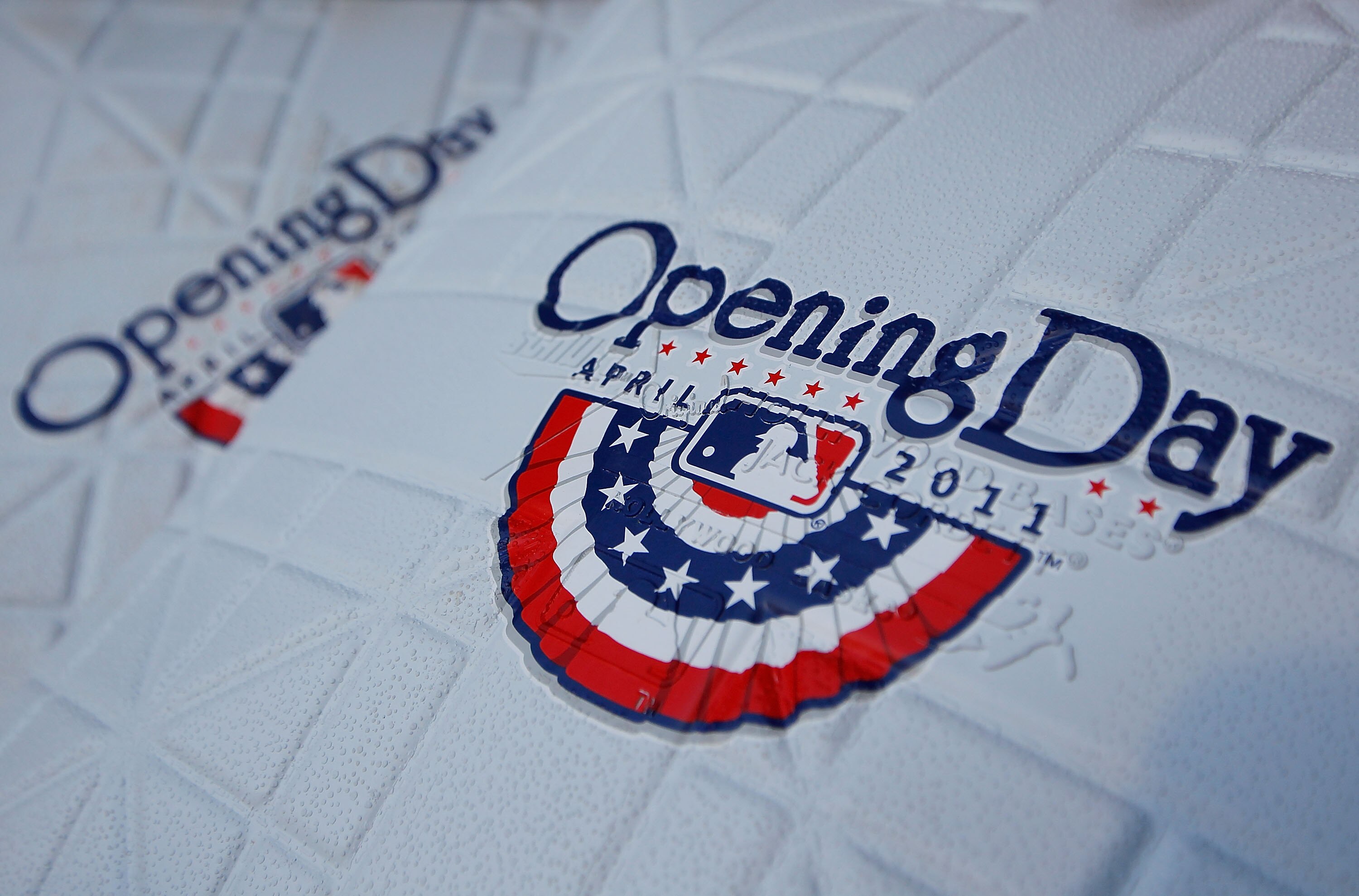 CLEVELAND - APRIL 01:  Bases sit in the dugout prior to the game between the Cleveland Indians and the Chicago White Sox during the Opening Day game on April 1, 2011 at Progressive Field in Cleveland, Ohio.  (Photo by Jared Wickerham/Getty Images)