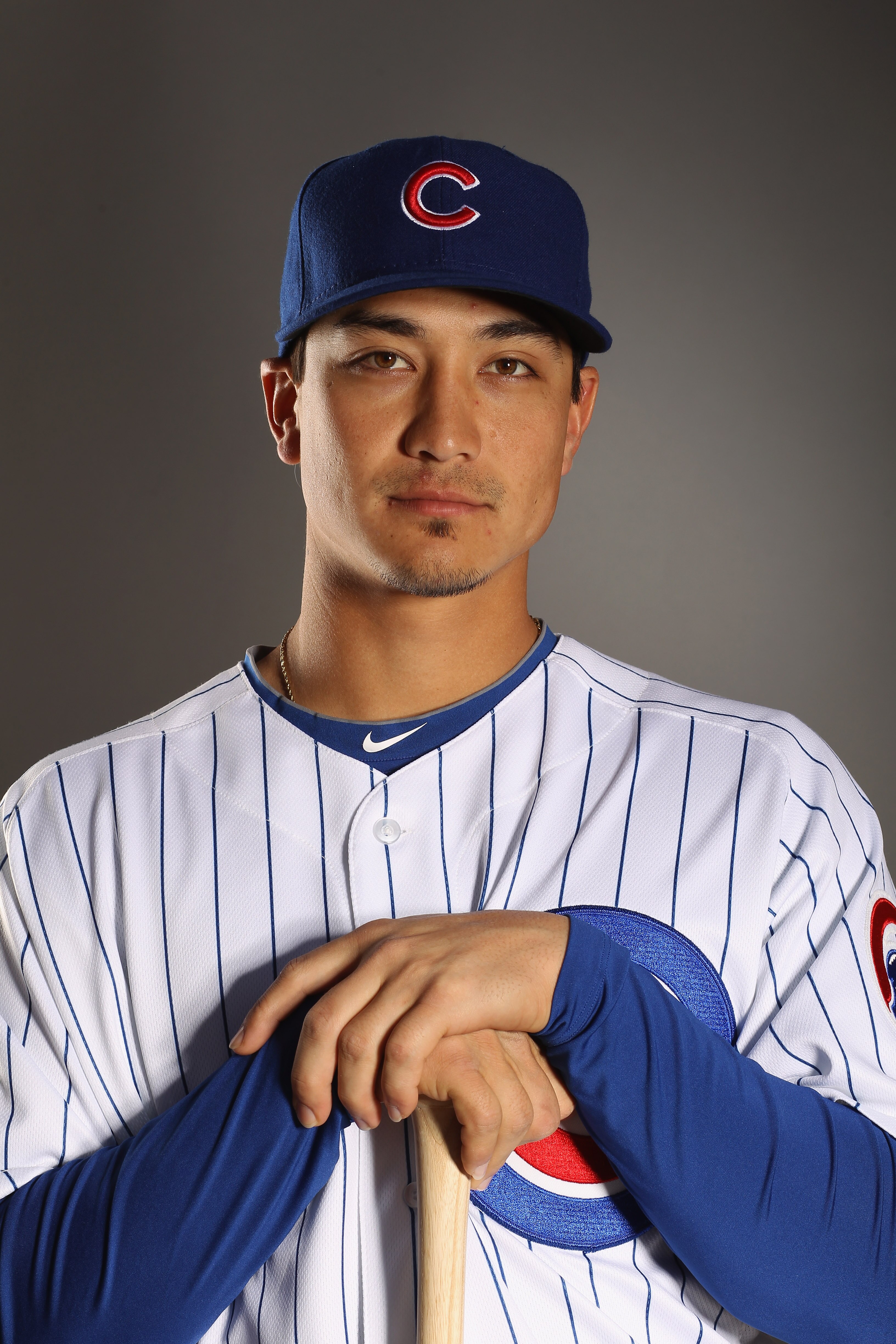 MESA, AZ - FEBRUARY 22:  Darwin Barney #15 of the Chicago Cubs poses for a portrait during media photo day at Finch Park on February 22, 2011 in Mesa, Arizona.  (Photo by Ezra Shaw/Getty Images)