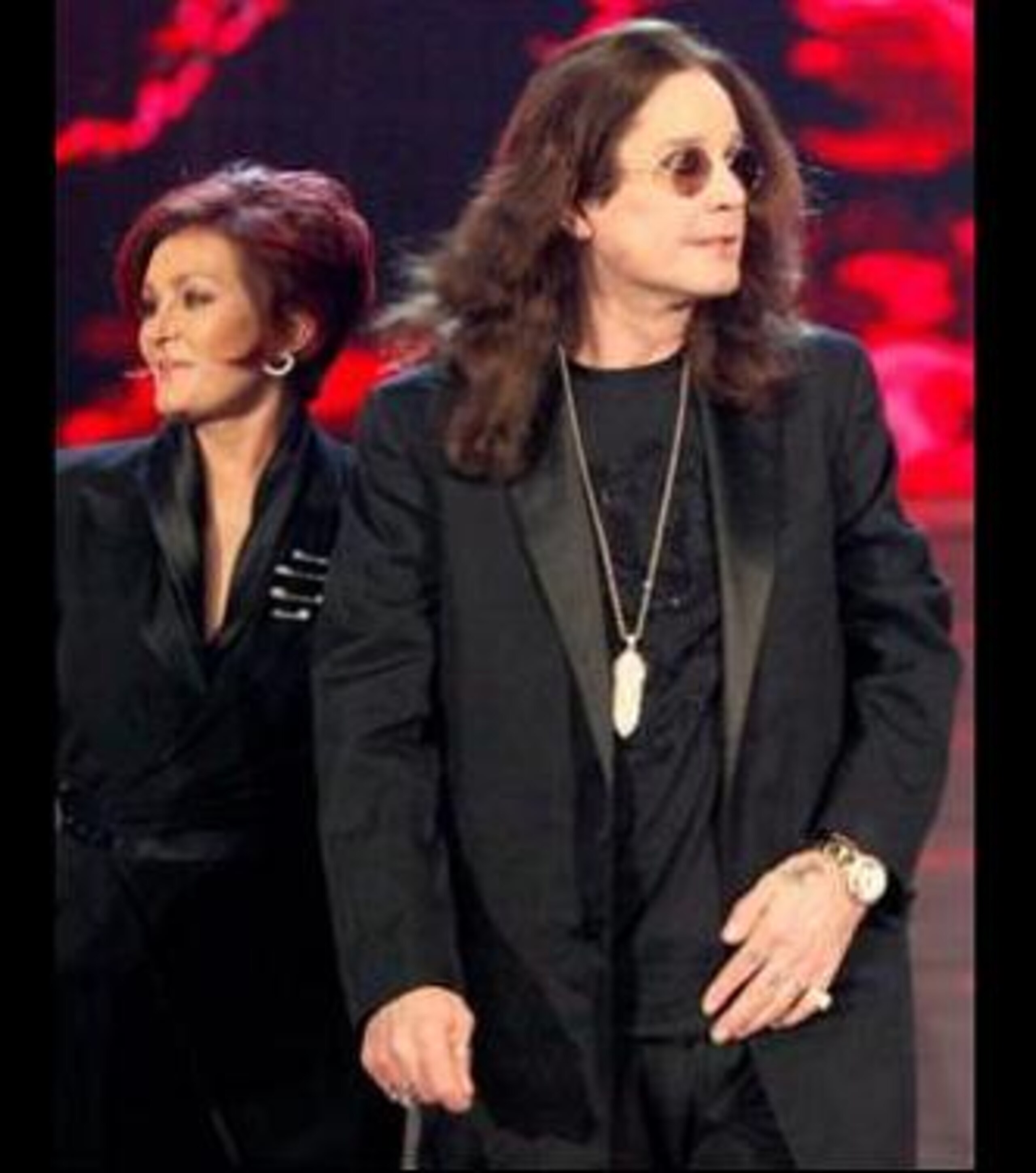 Ozzy and Sharon Osbourne as Raw Guest Hosts on November 2, 2009.