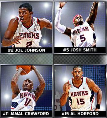 Atlanta Hawks Big 4 (Courtesy of NBA.com)