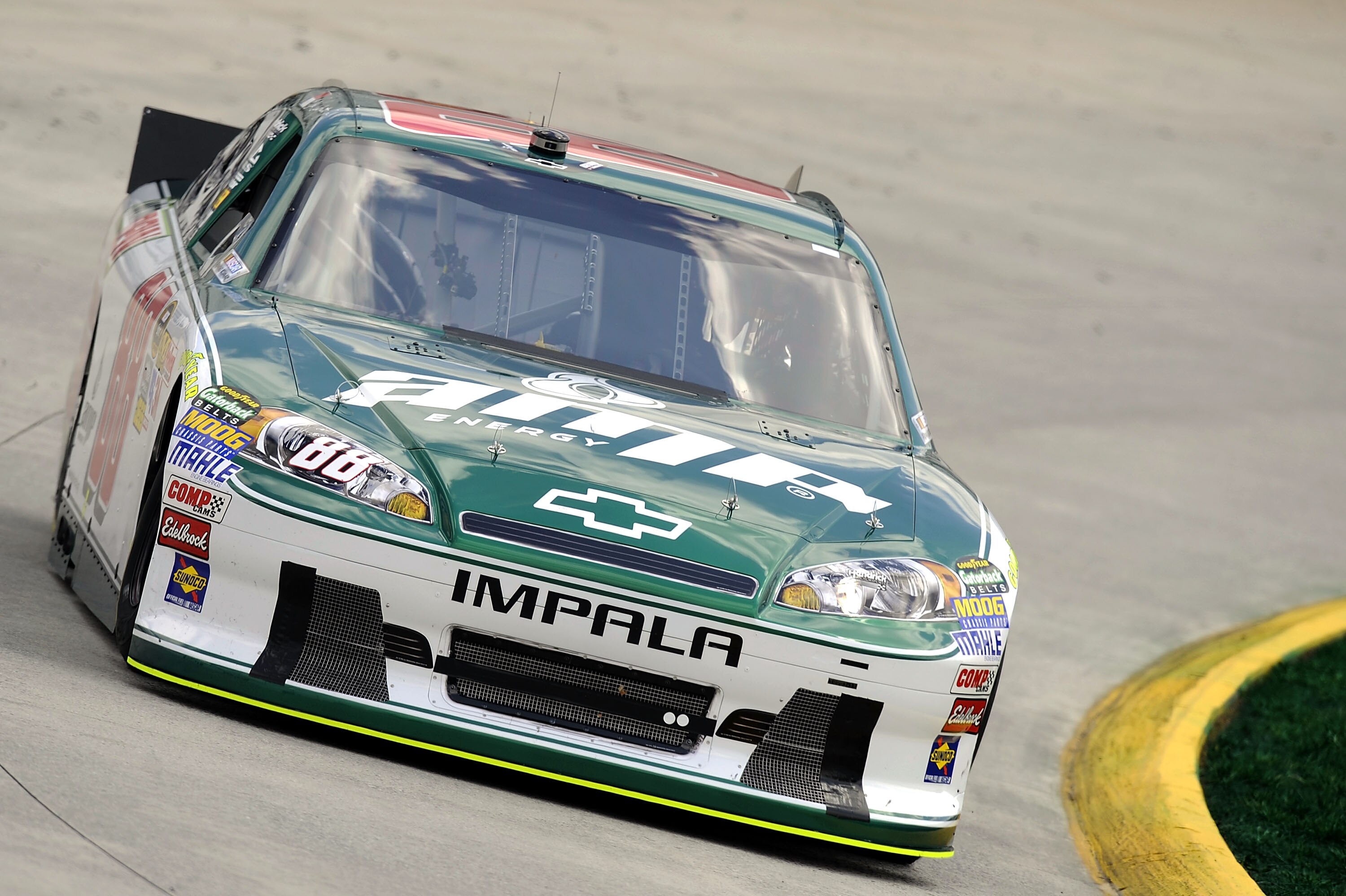MARTINSVILLE, VA - APRIL 01:  Dale Earnhardt Jr. drives the #88 Amp Energy/National Guard Chevrolet during practice for the NASCAR Sprint Cup Series Goody's Fast Relief 500 at Martinsville Speedway on April 1, 2011 in Martinsville, Virginia.  (Photo by Jo