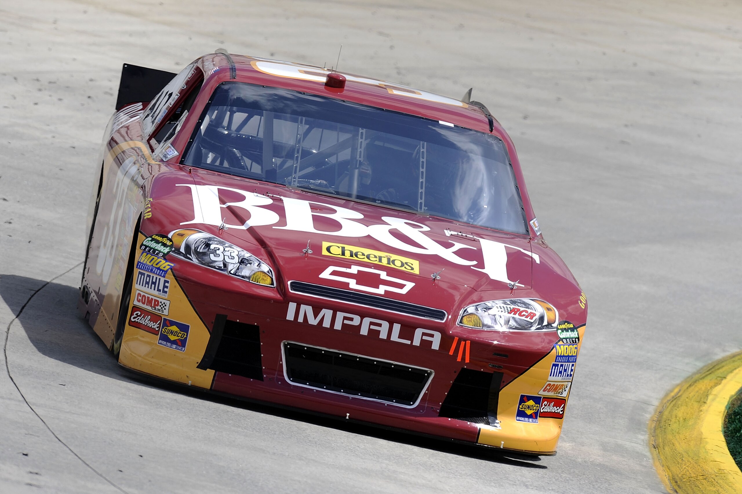 MARTINSVILLE, VA - APRIL 01: Clint Bowyer drives the #33 BB&T Chevrolet during practice for the NASCAR Sprint Cup Series Goody's Fast Relief 500 at Martinsville Speedway on April 1, 2011 in Martinsville, Virginia. (Photo by John Harrelson/Getty Images f MARTINSVILLE, VA - APRIL 01: Clint Bowyer drives the #33 BB&T Chevrolet during practice for the NASCAR Sprint Cup Series Goody's Fast Relief 500 at Martinsville Speedway on April 1, 2011 in Martinsville, Virginia. (Photo by John Harrelson/Getty Images f