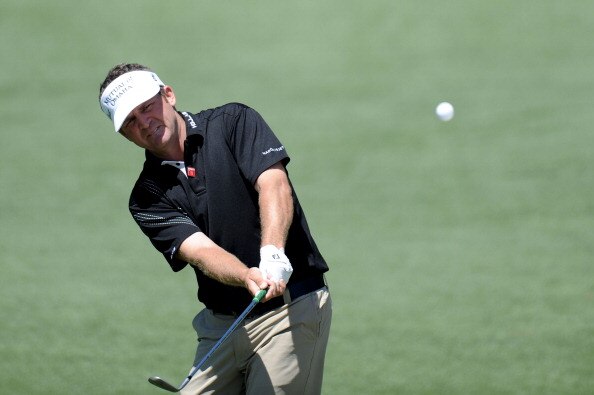 AUGUSTA, GA - APRIL 07:  Jason Bohn hits his approach shot on the second hole during the first round of the 2011 Masters Tournament at Augusta National Golf Club on April 7, 2011 in Augusta, Georgia.  (Photo by Harry How/Getty Images)