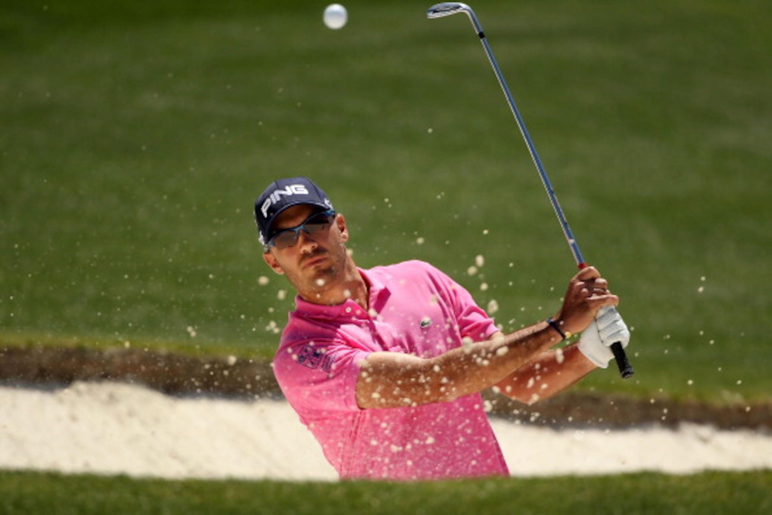 AUGUSTA, GA - APRIL 07: Gregory Havret of France plays a bunker shot during the first round of the 2011 Masters Tournament at Augusta National Golf Club on April 7, 2011 in Augusta, Georgia. (Photo by Andrew Redington/Getty Images) AUGUSTA, GA - APRIL 07: Gregory Havret of France plays a bunker shot during the first round of the 2011 Masters Tournament at Augusta National Golf Club on April 7, 2011 in Augusta, Georgia. (Photo by Andrew Redington/Getty Images)