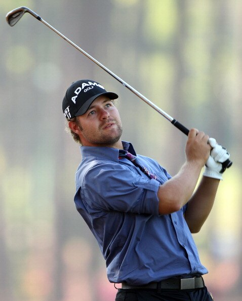 AUGUSTA, GA - APRIL 07:  Ryan Moore watches a shot on the 17th hole during the first round of the 2011 Masters Tournament at Augusta National Golf Club on April 7, 2011 in Augusta, Georgia.  (Photo by Andrew Redington/Getty Images)