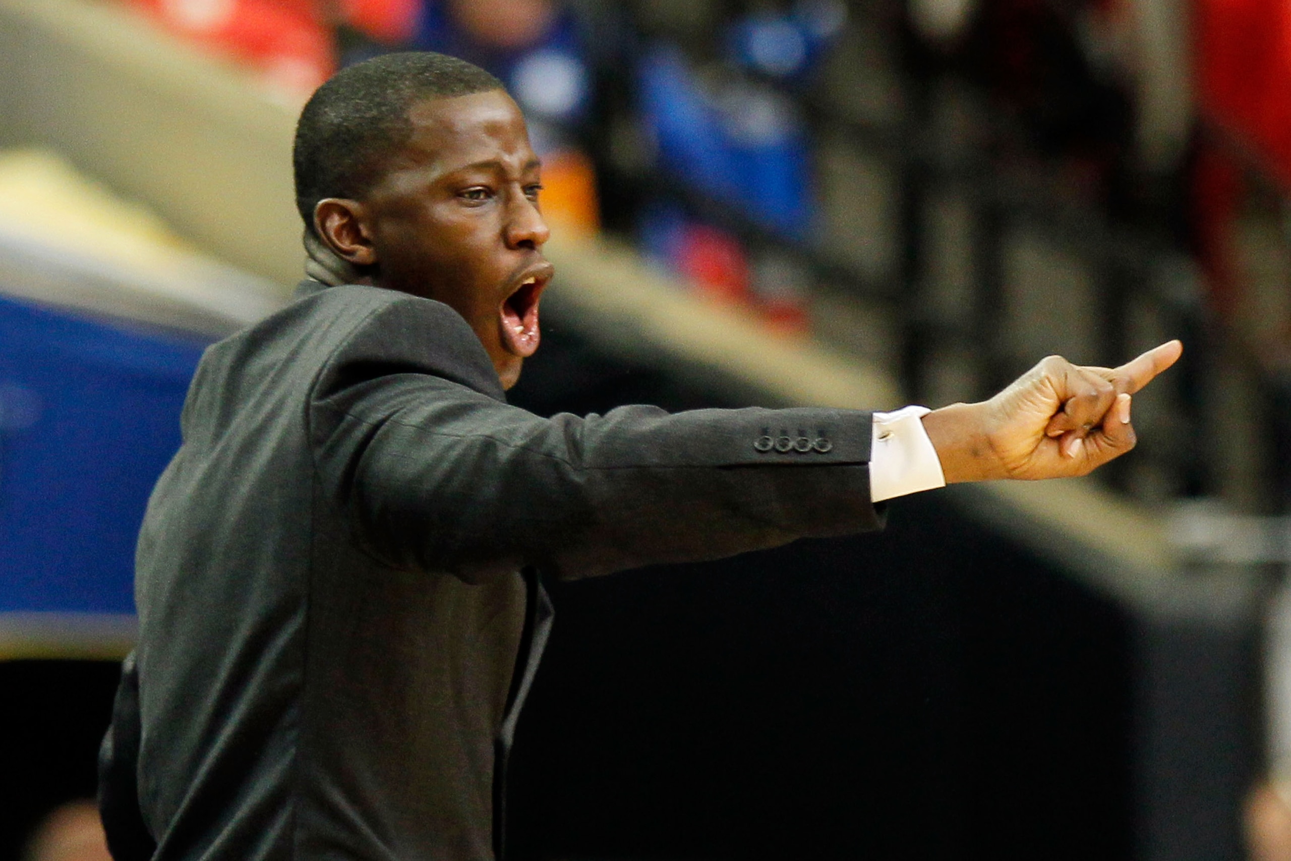 ATLANTA, GA - MARCH 12: Head coach Anthony Grant of the Alabama Crimson Tide coaches against the Kentucky Wildcats during the semifinals of the SEC Men's Basketball Tournament at Georgia Dome on March 12, 2011 in Atlanta, Georgia. (Photo by Kevin C. Cox ATLANTA, GA - MARCH 12: Head coach Anthony Grant of the Alabama Crimson Tide coaches against the Kentucky Wildcats during the semifinals of the SEC Men's Basketball Tournament at Georgia Dome on March 12, 2011 in Atlanta, Georgia. (Photo by Kevin C. Cox