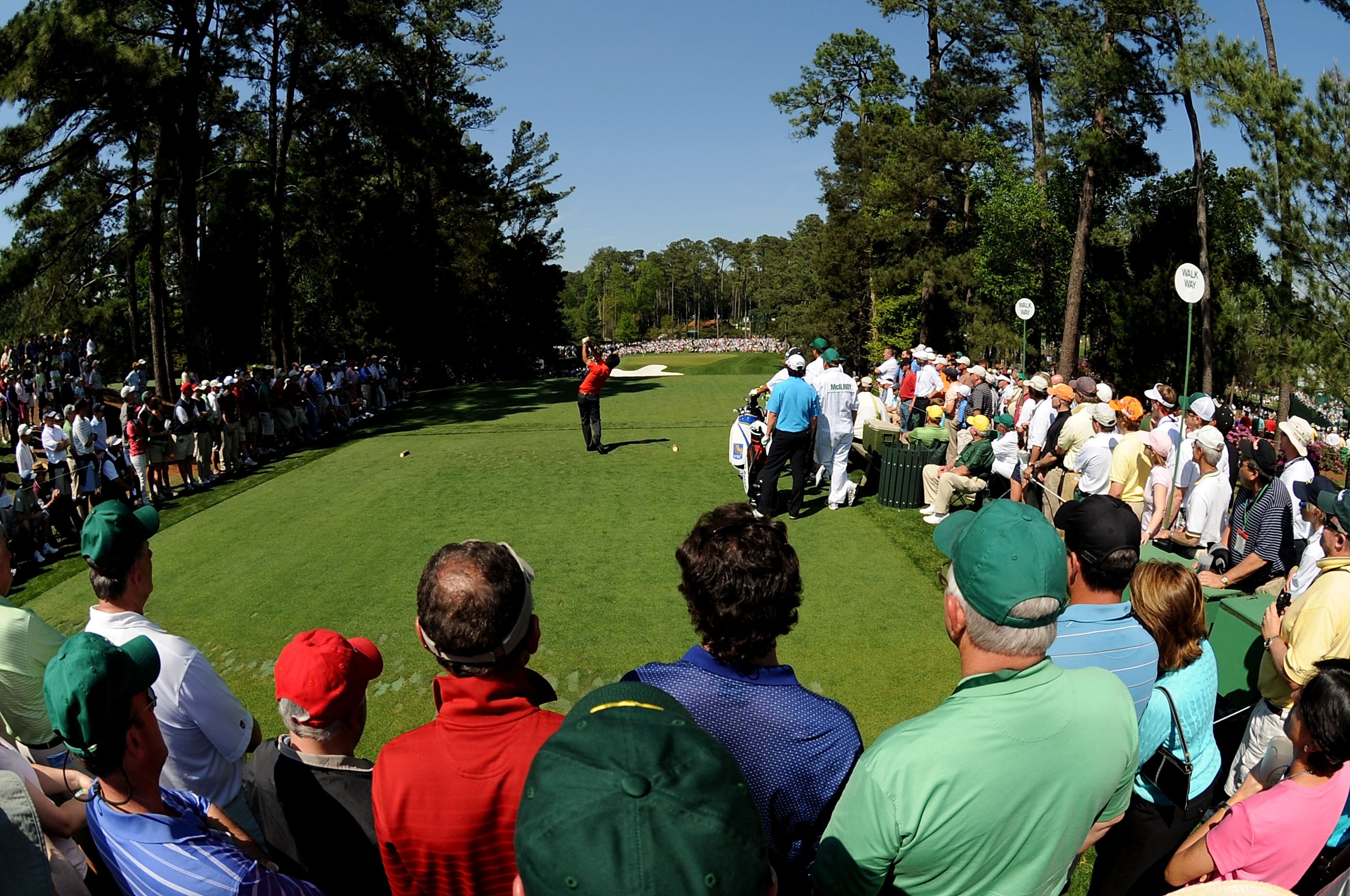 AUGUSTA, GA - APRIL 09:  Ryo Ishikawa of Japan hits his tee shot on the sixth hole during the first round of the 2009 Masters Tournament at Augusta National Golf Club on April 9, 2009 in Augusta, Georgia.  (Photo by Harry How/Getty Images)