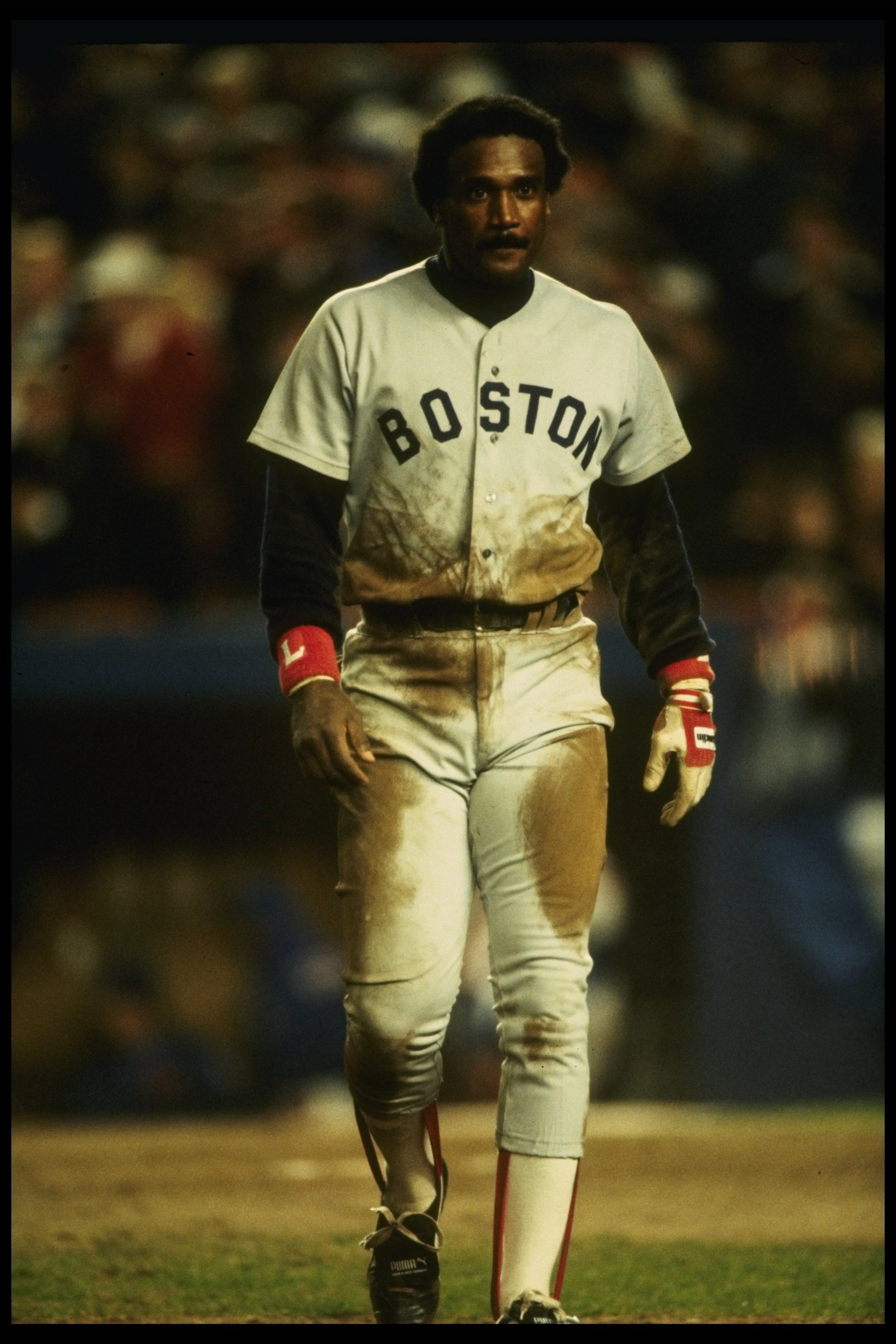 27 Oct 1986: Jim Rice of the Red Sox walks off the field during the Red Sox 8-5 loss to the New York Mets in game 7 of the World Series at Shea Stadium in Flushing, New York. The Mets won the series 4 games to 3. Mandatory Credit: T. G. Higgins /Allspo 27 Oct 1986: Jim Rice of the Red Sox walks off the field during the Red Sox 8-5 loss to the New York Mets in game 7 of the World Series at Shea Stadium in Flushing, New York. The Mets won the series 4 games to 3. Mandatory Credit: T. G. Higgins /Allspo