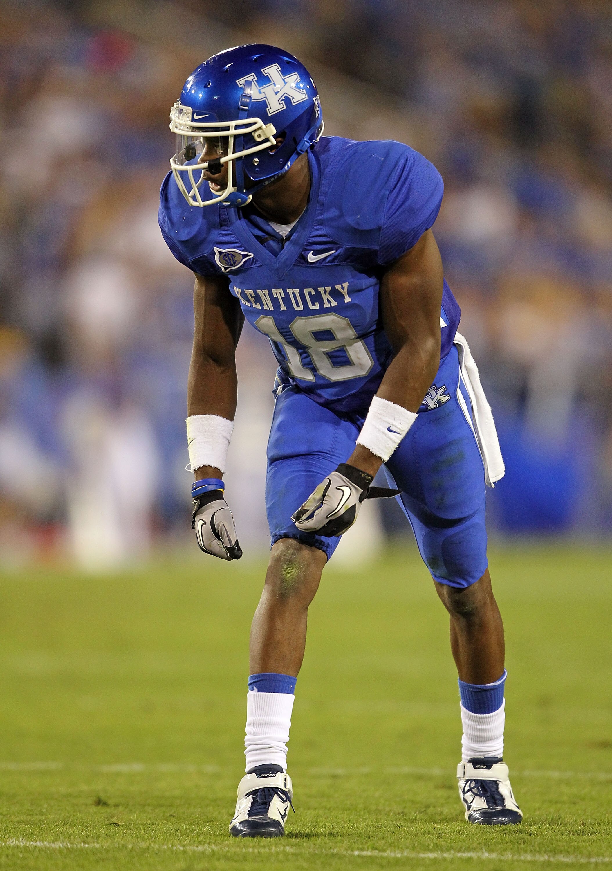 LEXINGTON, KY - SEPTEMBER 18:  Randall Cobb #18 of the Kentucky Wildcats is pictured against the Akron Zips during the game at Commonwealth Stadium on September 18, 2010 in Lexington, Kentucky.  (Photo by Andy Lyons/Getty Images)