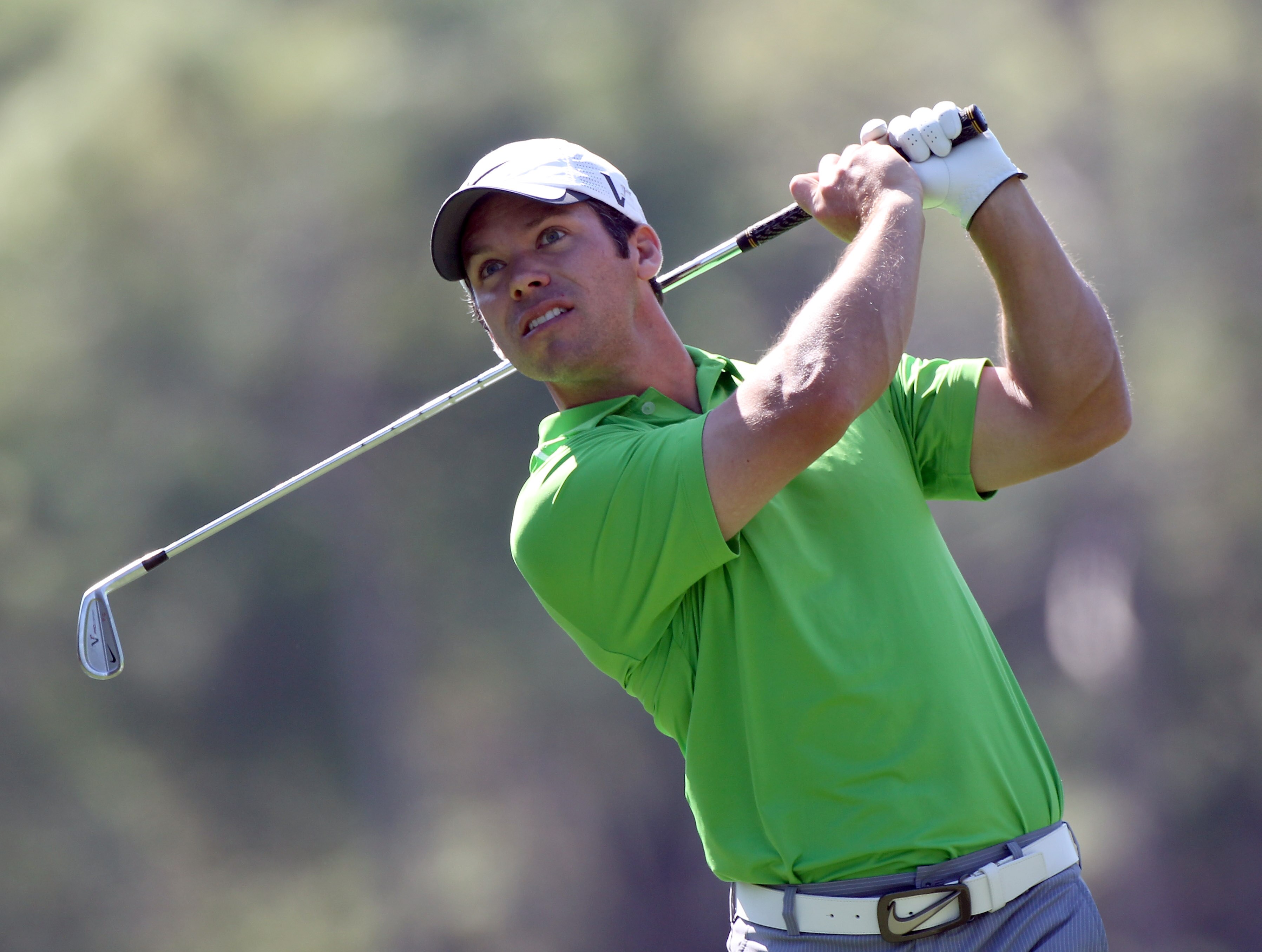 PALM HARBOR, FL - MARCH 17:  Paul Casey of England plays a shot on the 17th hole during the first round of the Transitions Championship at Innisbrook Resort and Golf Club on March 17, 2011 in Palm Harbor, Florida.  (Photo by Sam Greenwood/Getty Images)