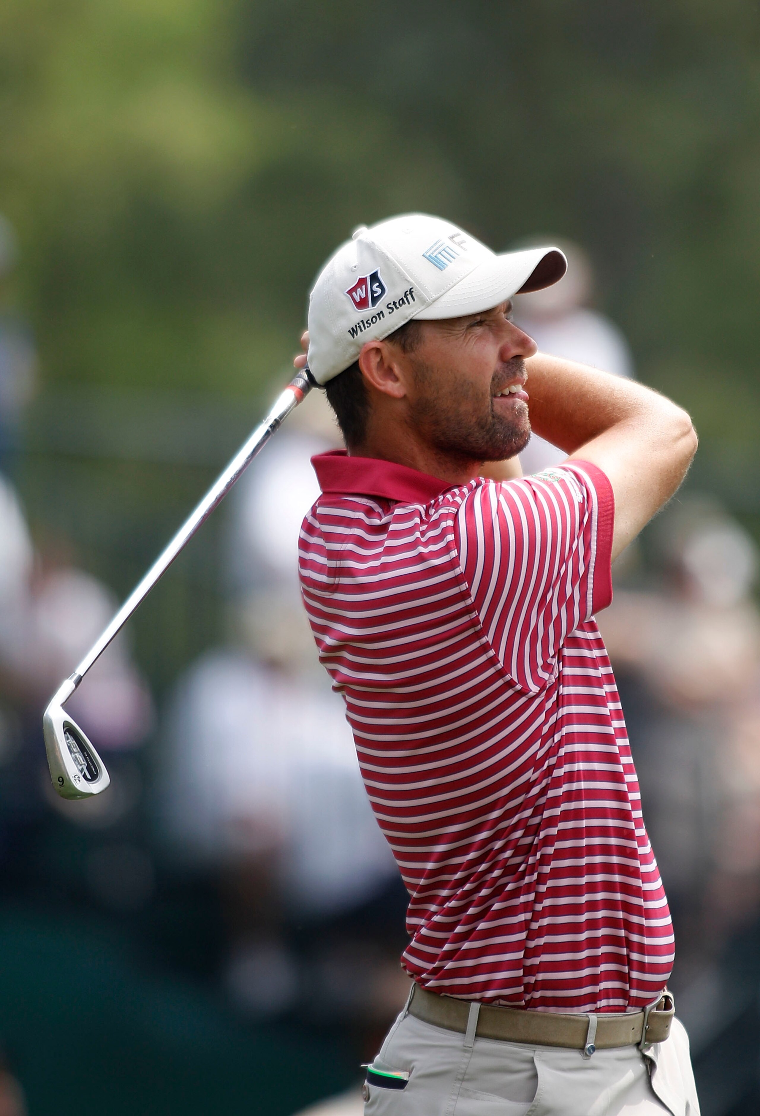 HUMBLE, TX - APRIL 02:  Padraig Harrington of the United Kingdom hits his tee shot on the seventh hole during the third round of the Shell Houston Open at Redstone Golf Club on April 2, 2011 in Humble, Texas.  (Photo by Michael Cohen/Getty Images)