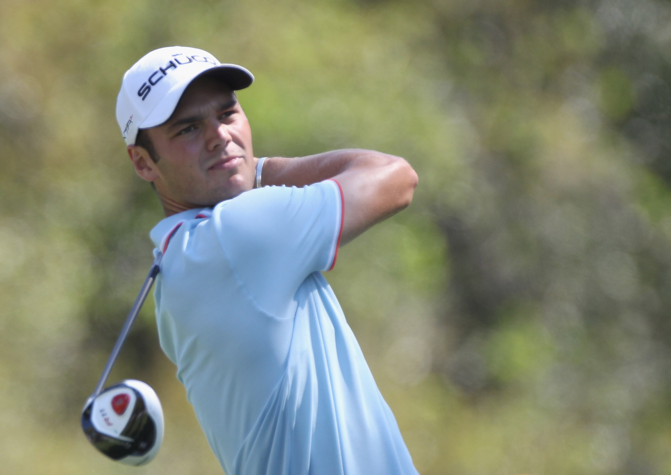 PALM HARBOR, FL - MARCH 18:  Martin Kaymer of Germany plays a shot on the 9th hole during the second round of the Transitions Championship at Innisbrook Resort and Golf Club on March 18, 2011 in Palm Harbor, Florida.  (Photo by Sam Greenwood/Getty Images)
