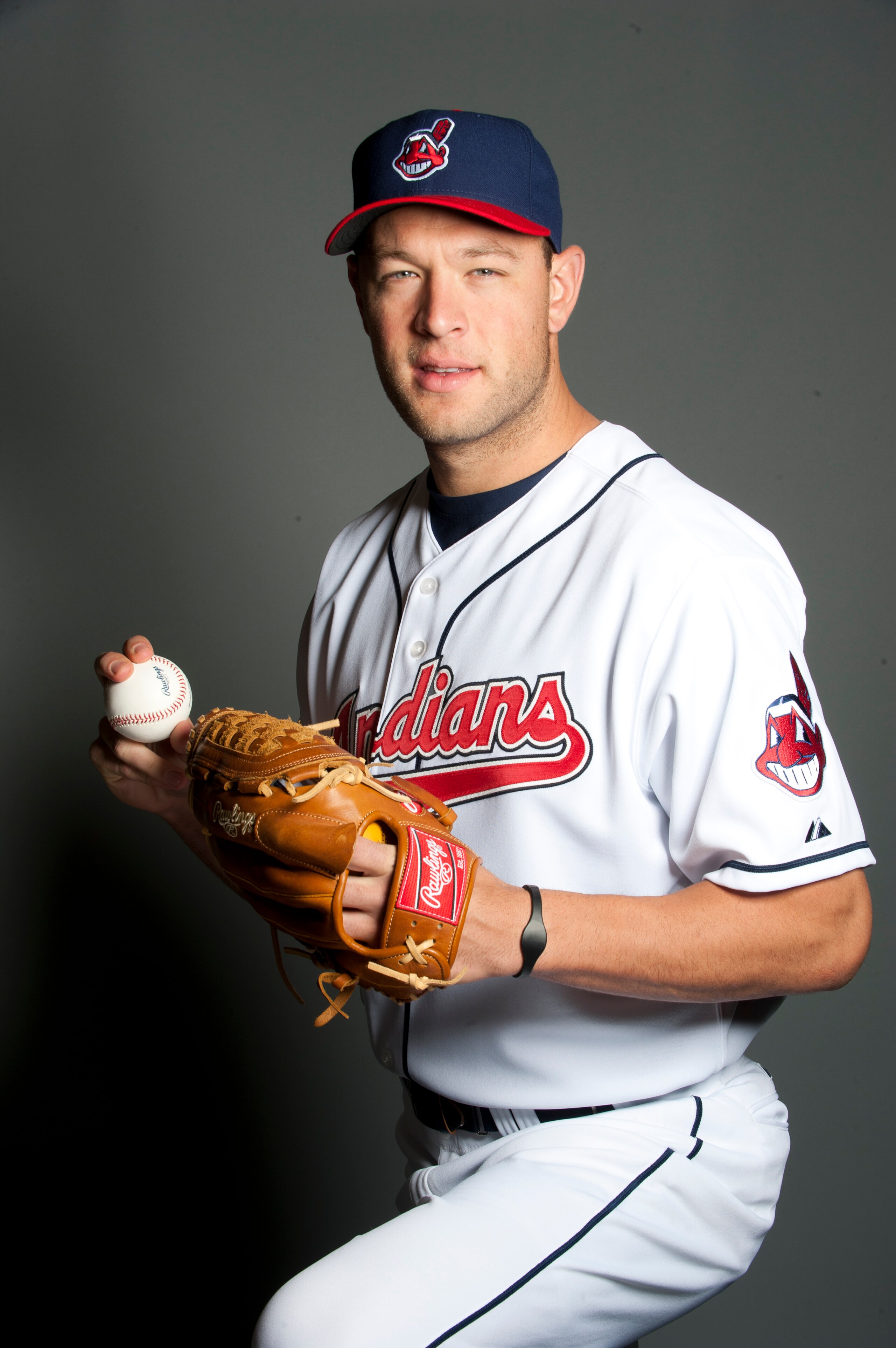 GOODYEAR, AZ - FEBRUARY 22: Frank Herrmann #56 of the Cleveland Indians poses during their photo day at the Cleveland Indians Spring Training Complex on February 22, 2011 in Goodyear, Arizona. (Photo by Rob Tringali/Getty Images)
