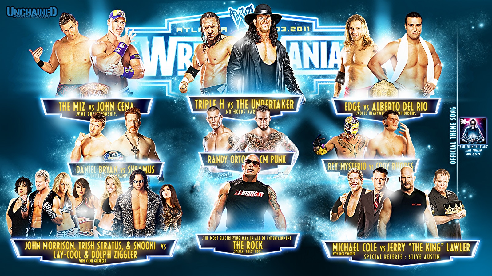 The Showcase of Immortals, The Show of Shows, The Grandaddy of them all. WWE Wrestlemania!