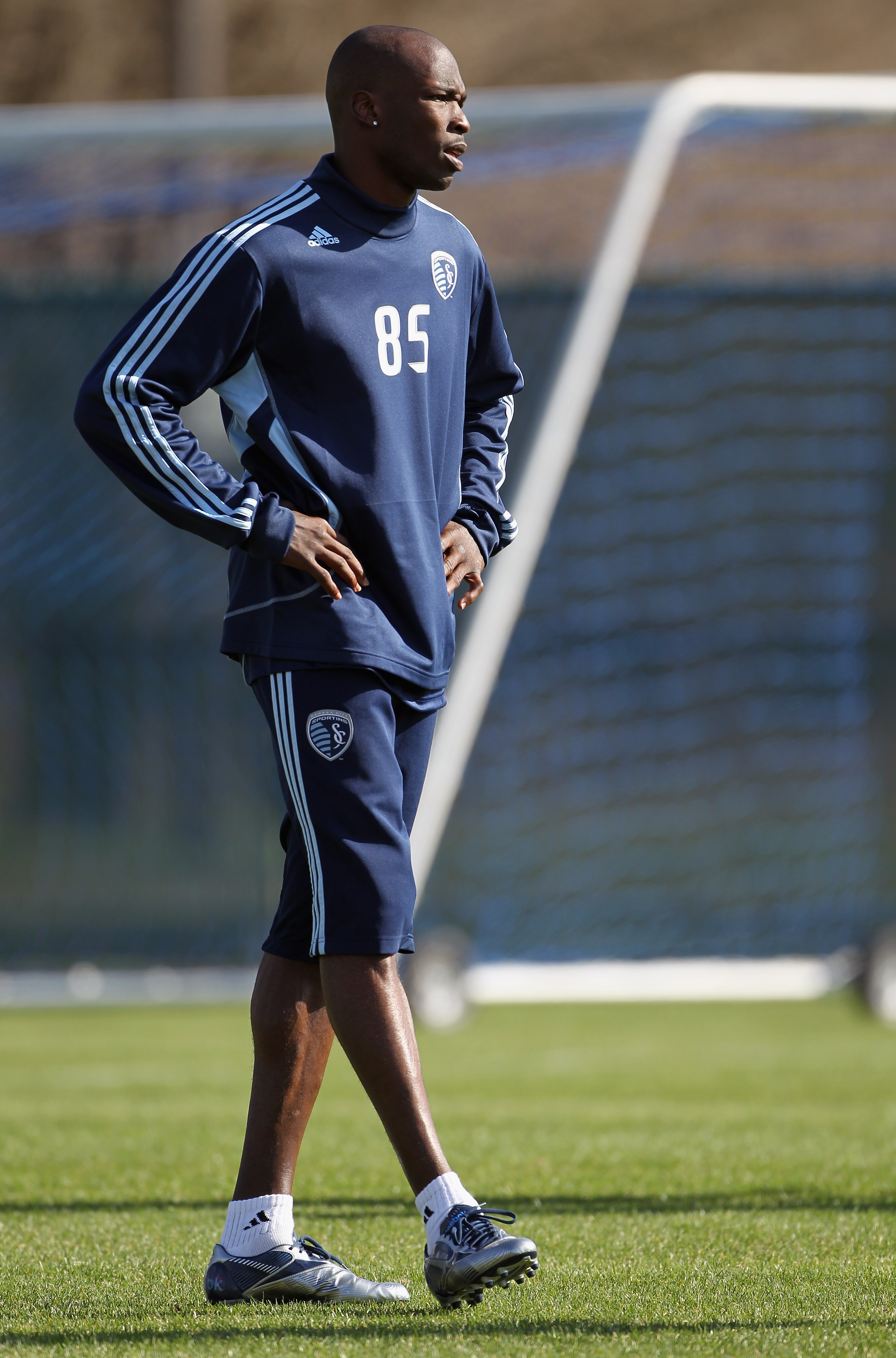 KANSAS CITY, MO - MARCH 23:  Chad Ochocinco begins tryout with Sporting Kansas City on March 23, 2011 in Kansas City, Missouri.  (Photo by Jamie Squire/Getty Images)