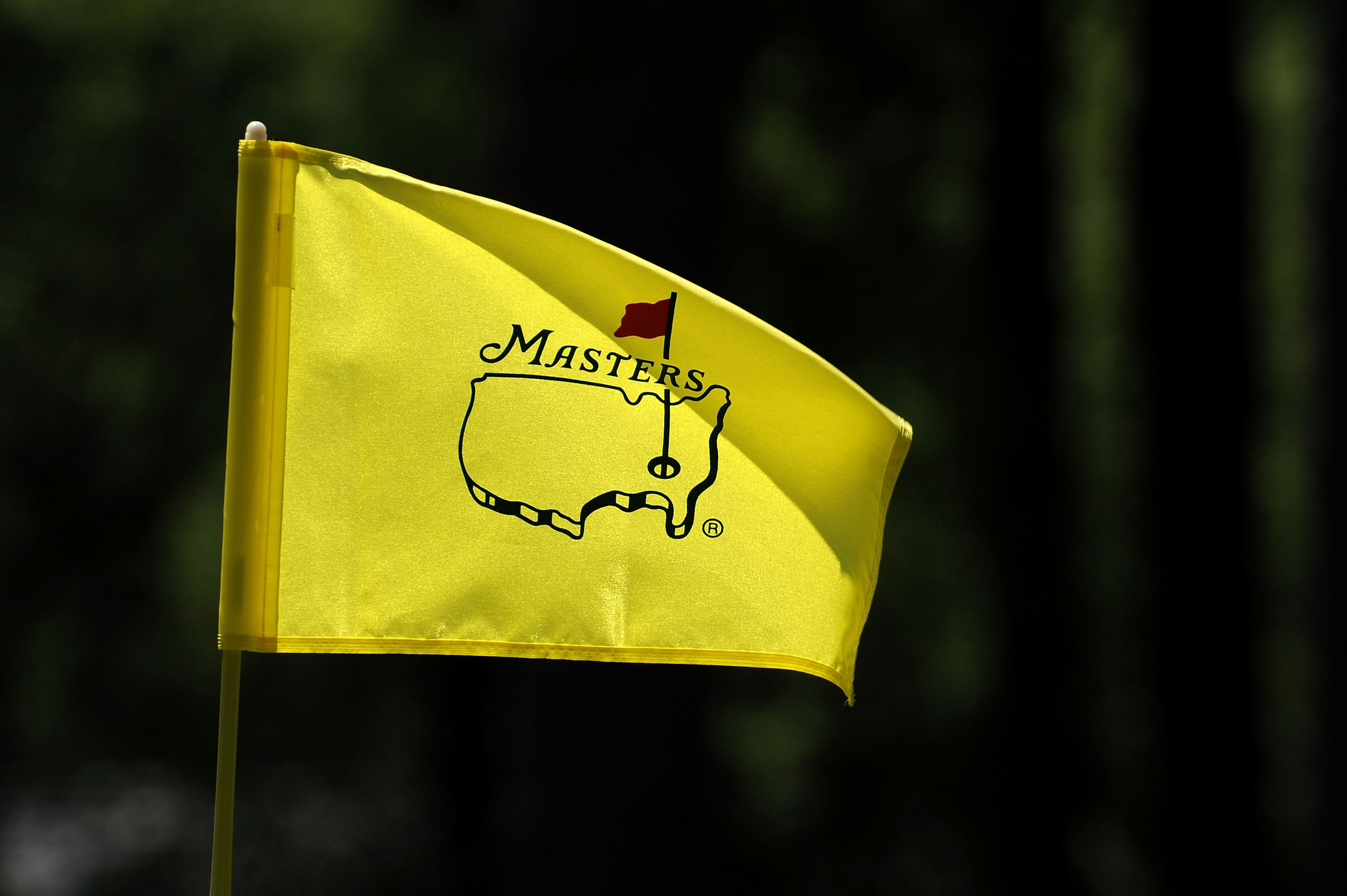 AUGUSTA, GA - APRIL 04:  A Masters flagstick is seen during a practice round prior to the 2011 Masters Tournament at Augusta National Golf Club on April 4, 2011 in Augusta, Georgia.  (Photo by Harry How/Getty Images)