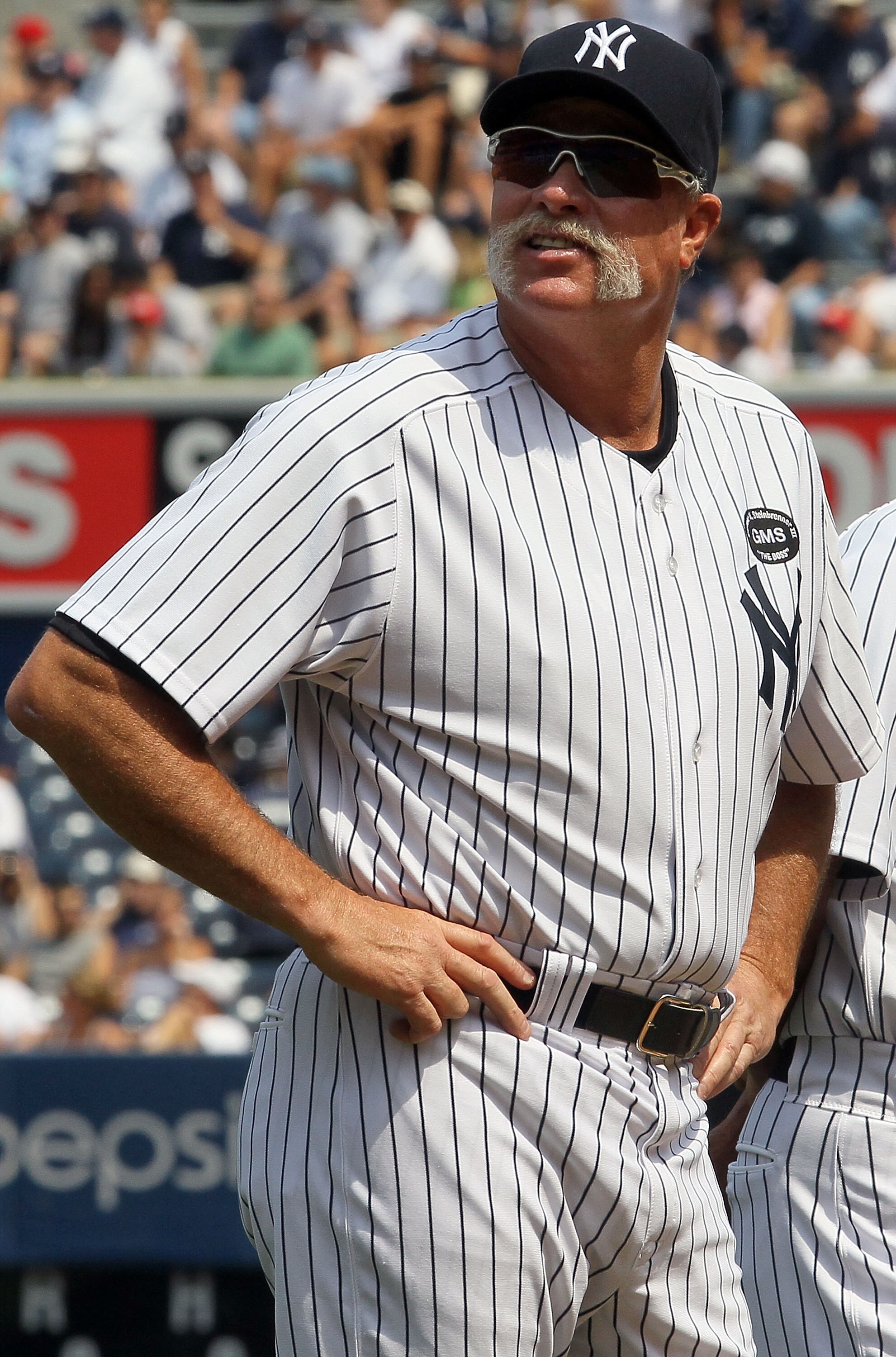 NEW YORK - JULY 17:  Rich 'Goose' Gossage looks on during the New York Yankees 64th Old-Timer's Day before the MLB game against the Tampa Bay Rays on July 17, 2010 at Yankee Stadium in the Bronx borough of New York City.  (Photo by Jim McIsaac/Getty Image