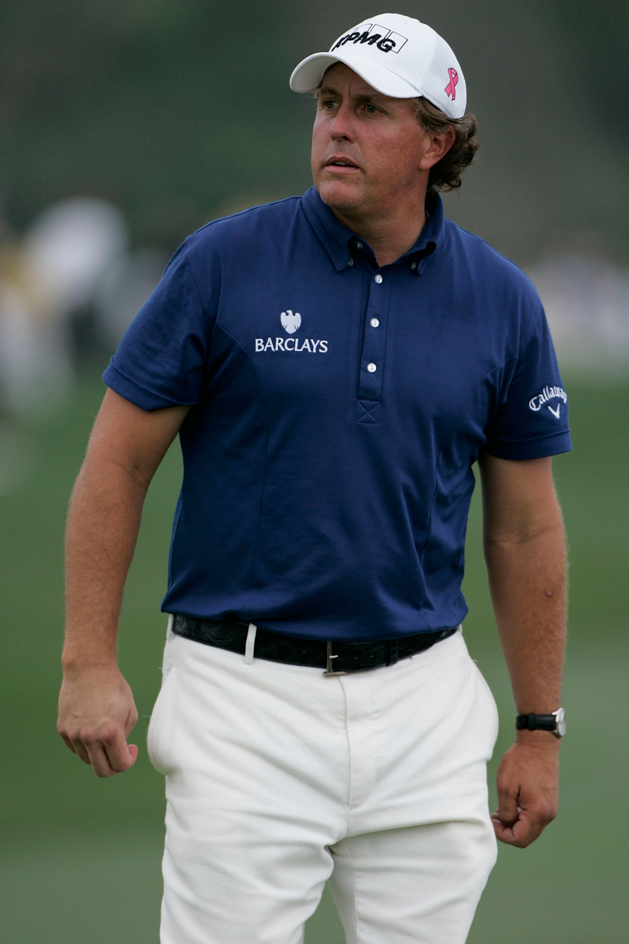HUMBLE, TX - APRIL 03: Phil Mickelson looks on during the final round of the Shell Houston Open at Redstone Golf Club on April 3, 2011 in Humble, Texas. (Photo by Michael Cohen/Getty Images) HUMBLE, TX - APRIL 03: Phil Mickelson looks on during the final round of the Shell Houston Open at Redstone Golf Club on April 3, 2011 in Humble, Texas. (Photo by Michael Cohen/Getty Images)