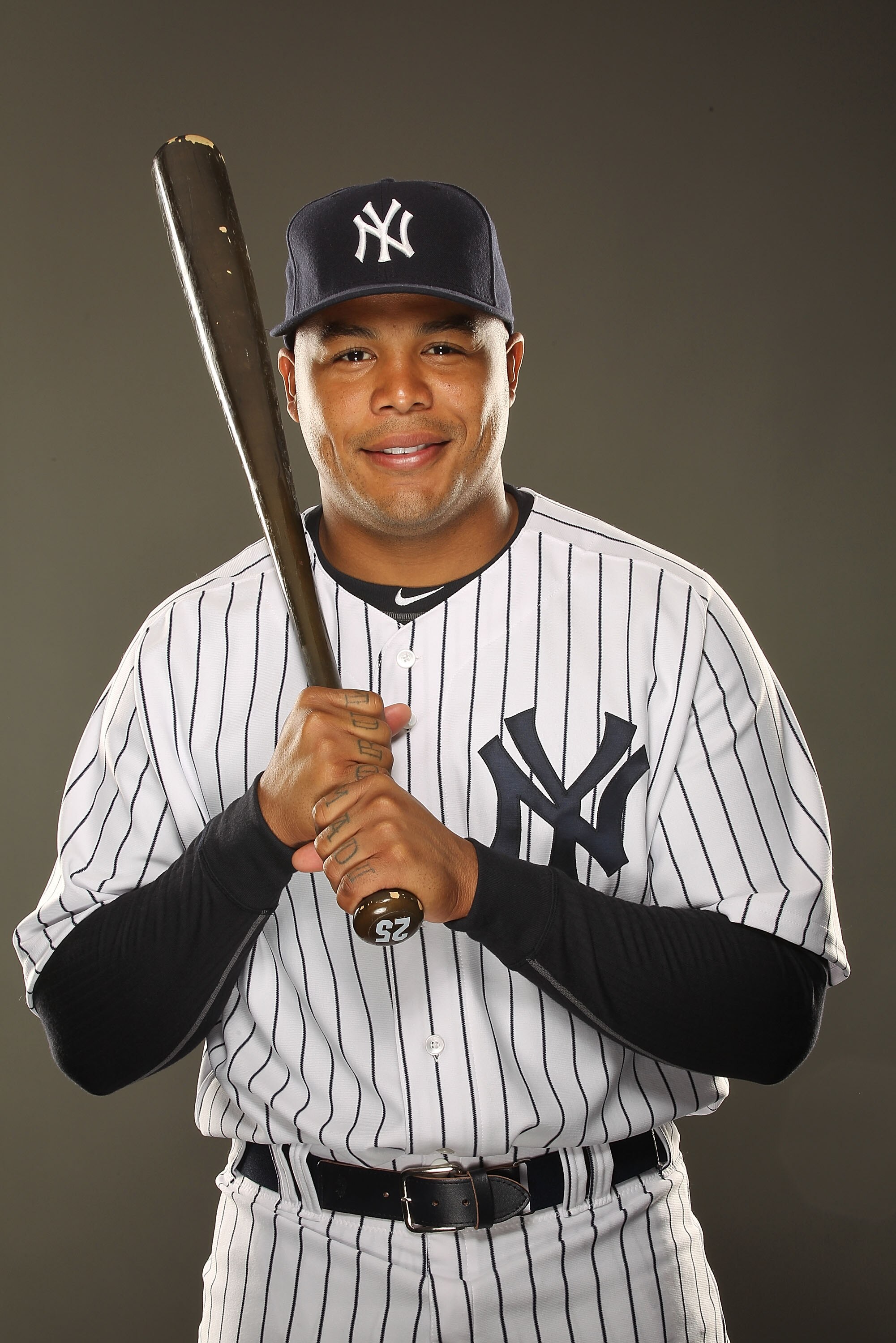 TAMPA, FL - FEBRUARY 23:  Andruw Jones of the New York Yankees poses for a portrait on Photo Day at George M. Steinbrenner Field on February 23, 2011 in Tampa, Florida.  (Photo by Al Bello/Getty Images)