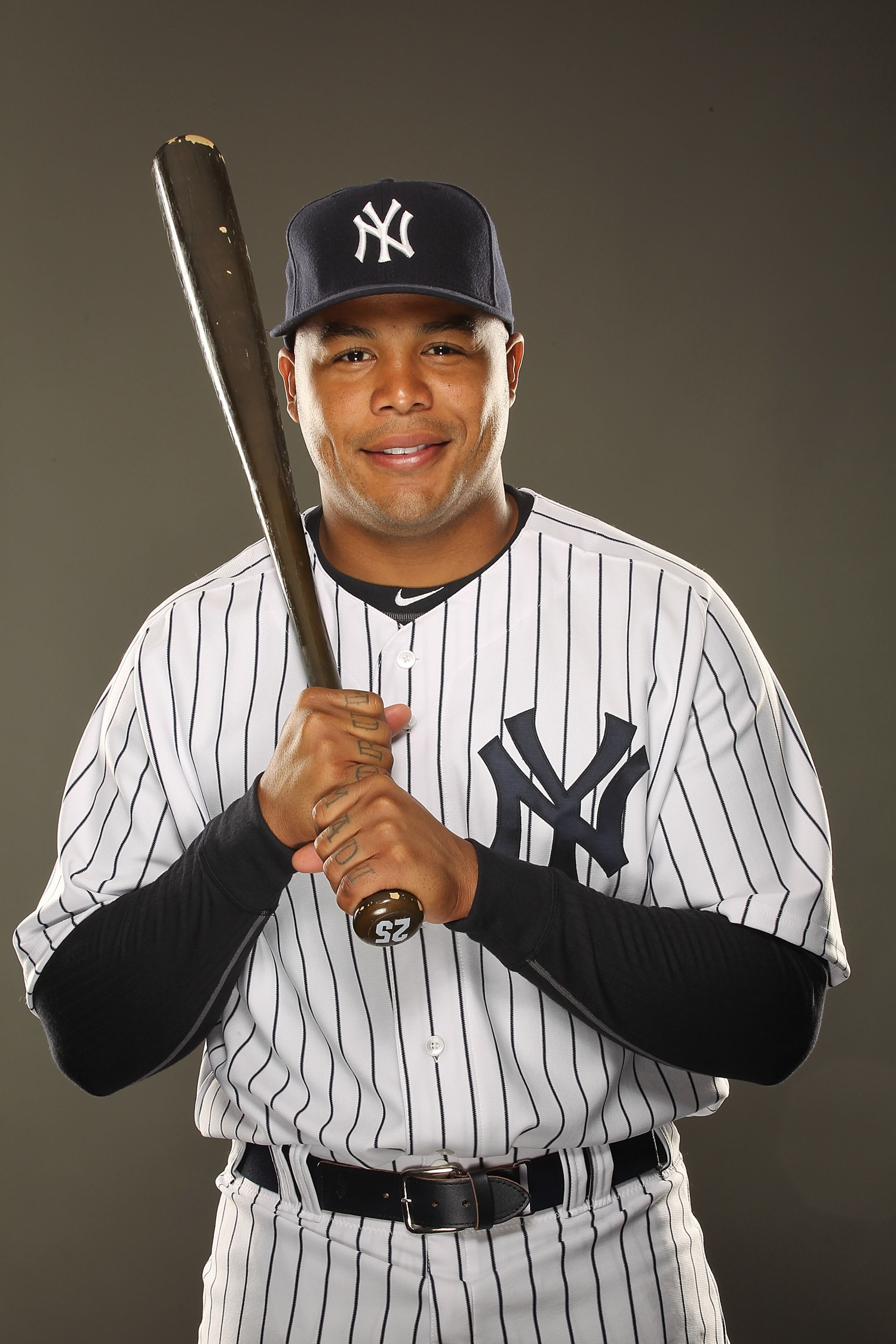 TAMPA, FL - FEBRUARY 23:  Andruw Jones of the New York Yankees poses for a portrait on Photo Day at George M. Steinbrenner Field on February 23, 2011 in Tampa, Florida.  (Photo by Al Bello/Getty Images)