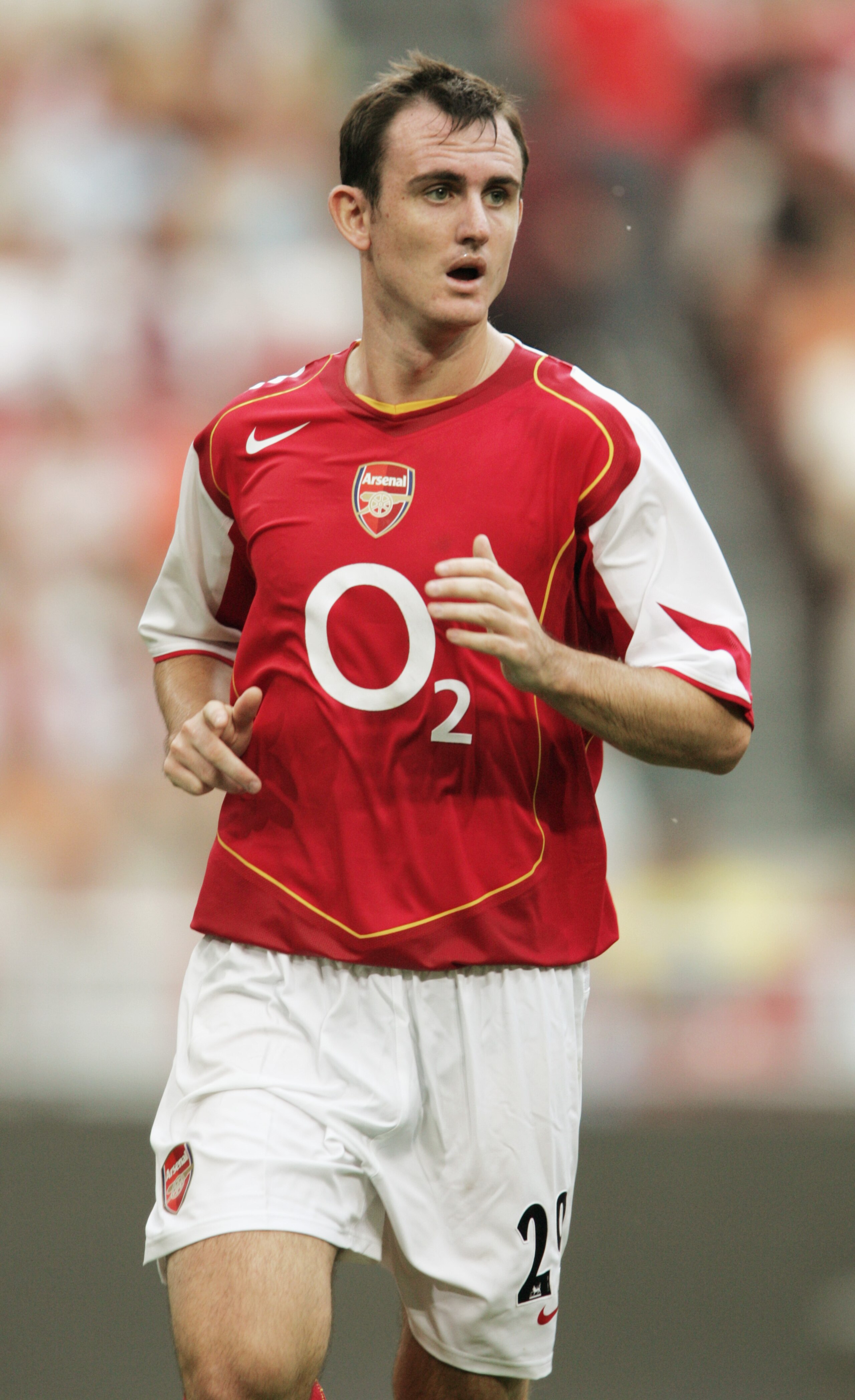 AMSTERDAM, HOLLAND - JULY 30:  Francis Jeffers of Arsenal in action during the Sony Amsterdam Tournament match between Arsenal v River Plate at The Amsterdam Arena on July 30, 2004 in Amsterdam.  (Photo by Jamie McDonald/Getty Images)