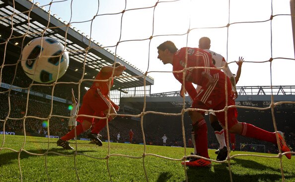 Dirk Kuyt benefited from some Luis Suarez creativity in bagging three goals.
