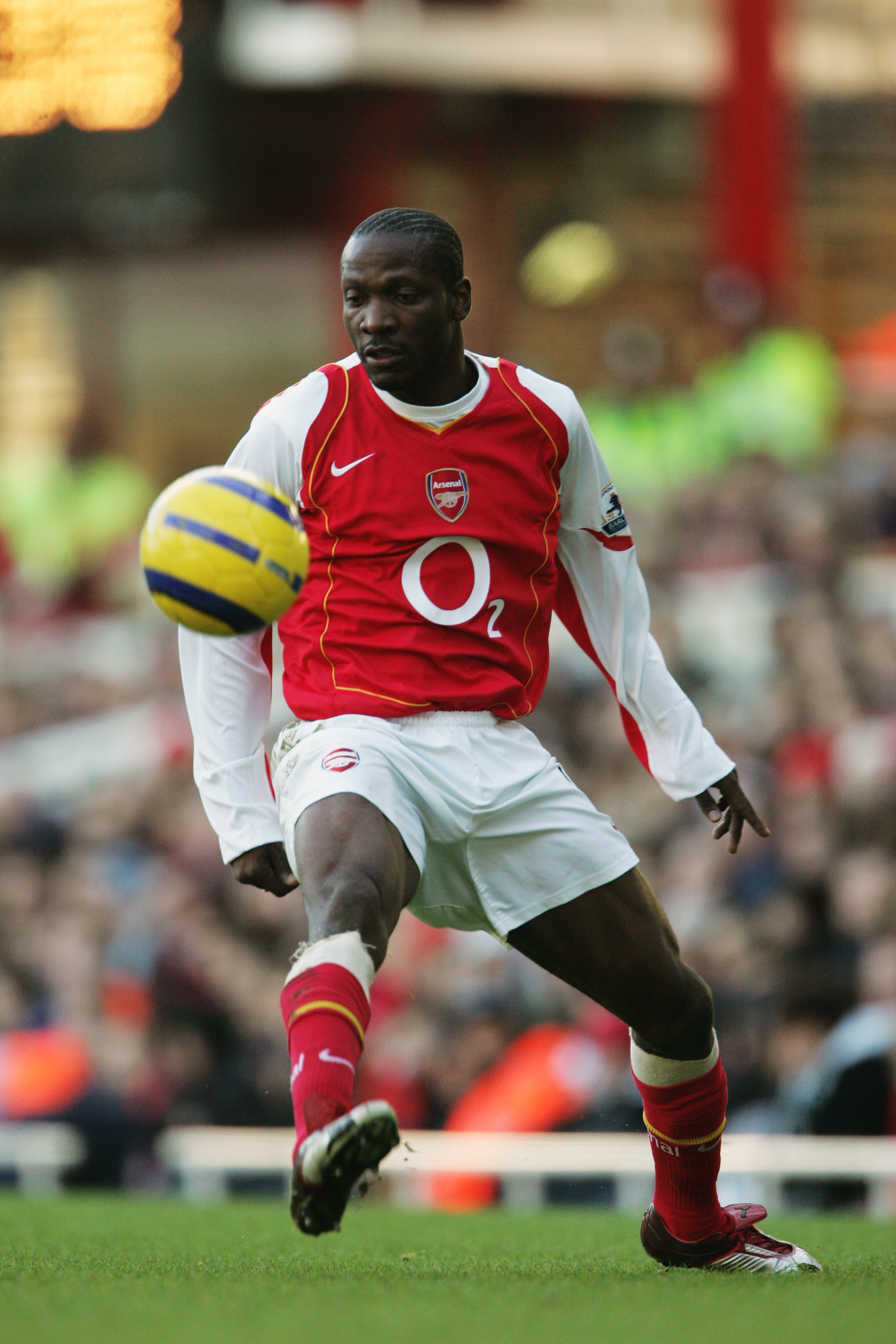 LONDON - DECEMBER 26:  Lauren of Arsenal in action during the Barclays Premiership match between Arsenal and Fulham at Highbury on December 26, 2004 in London, England.  (Photo by Phil Cole/Getty Images)