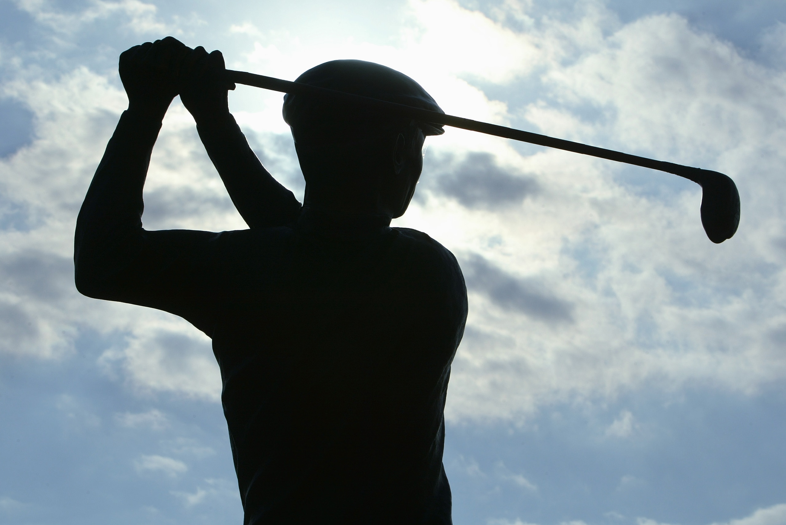 FT. WORTH, TX - MAY 22:  The Ben Hogan statue at the clubhouse after the third round of the Bank of America Colonial Championship at the Colonial Country Club on May 22, 2004 in Ft. Worth, Texas.  (Photo by Scott Halleran/Getty Images)
