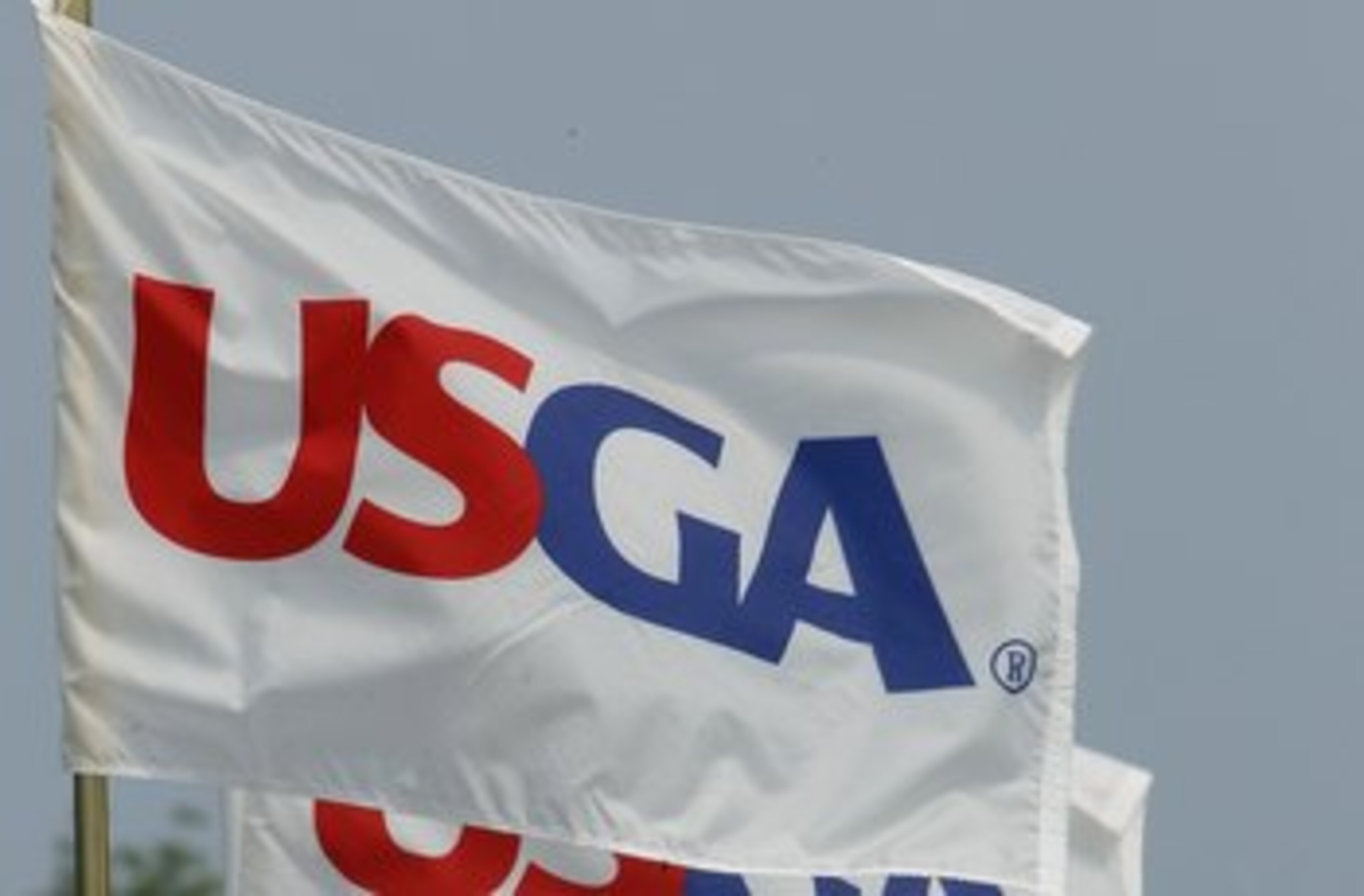 OAKMONT, PA - JULY 09:  USGA flags are seen during the second round of the 2010 U.S. Women's Open at Oakmont Country Club  on July 9, 2010 in Oakmont, Pennsylvania.  (Photo by Scott Halleran/Getty Images)