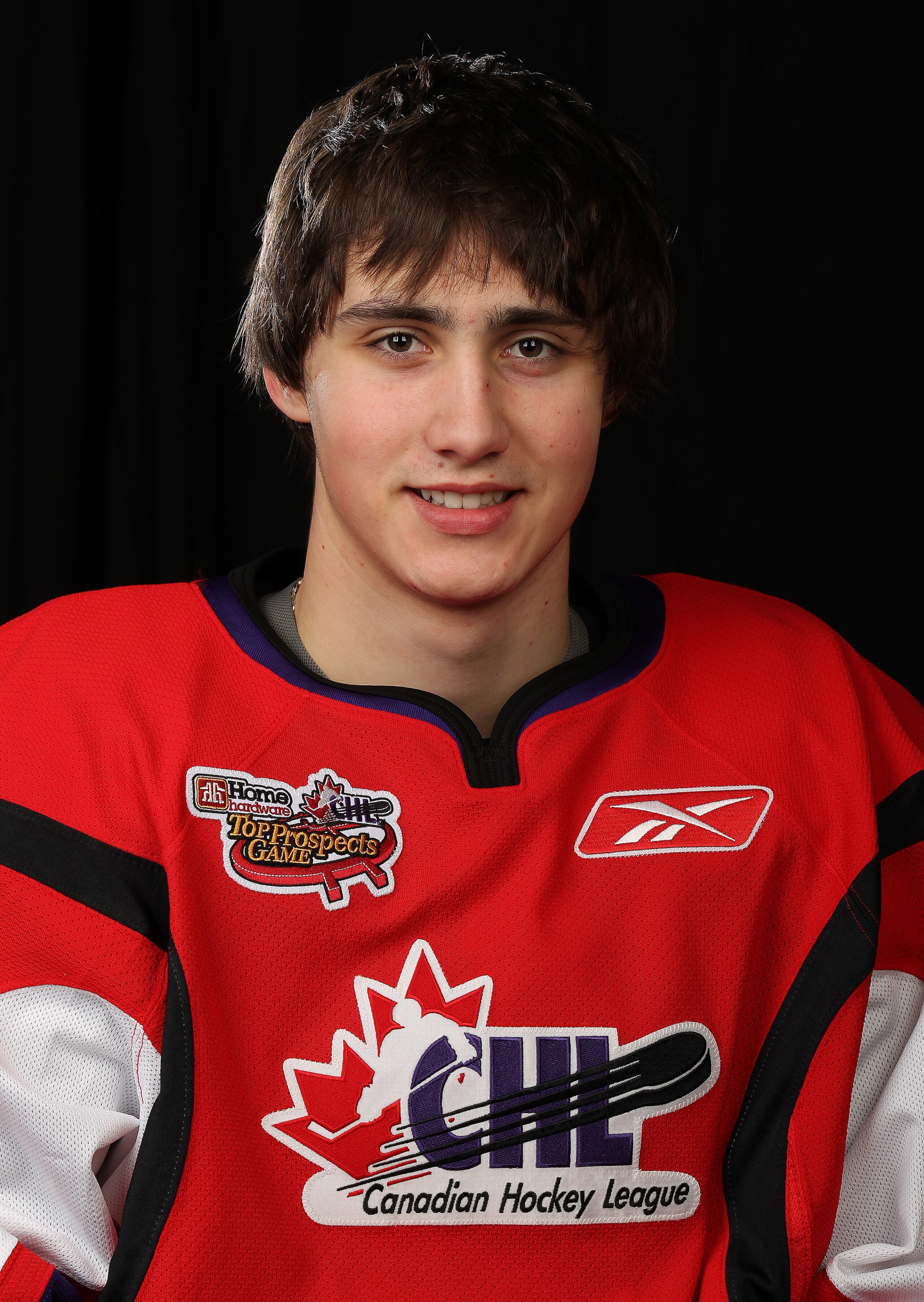 TORONTO, CAN - JANUARY 19:  Tomas Jurco #13 of Team Cherry poses for a Head Shot prior to skating in the 2011 Home Hardware Top Prospects game on January 19, 2011 at the Air Canada Centre in Toronto, Canada. (Photo by Claus Andersen/Getty Images)
