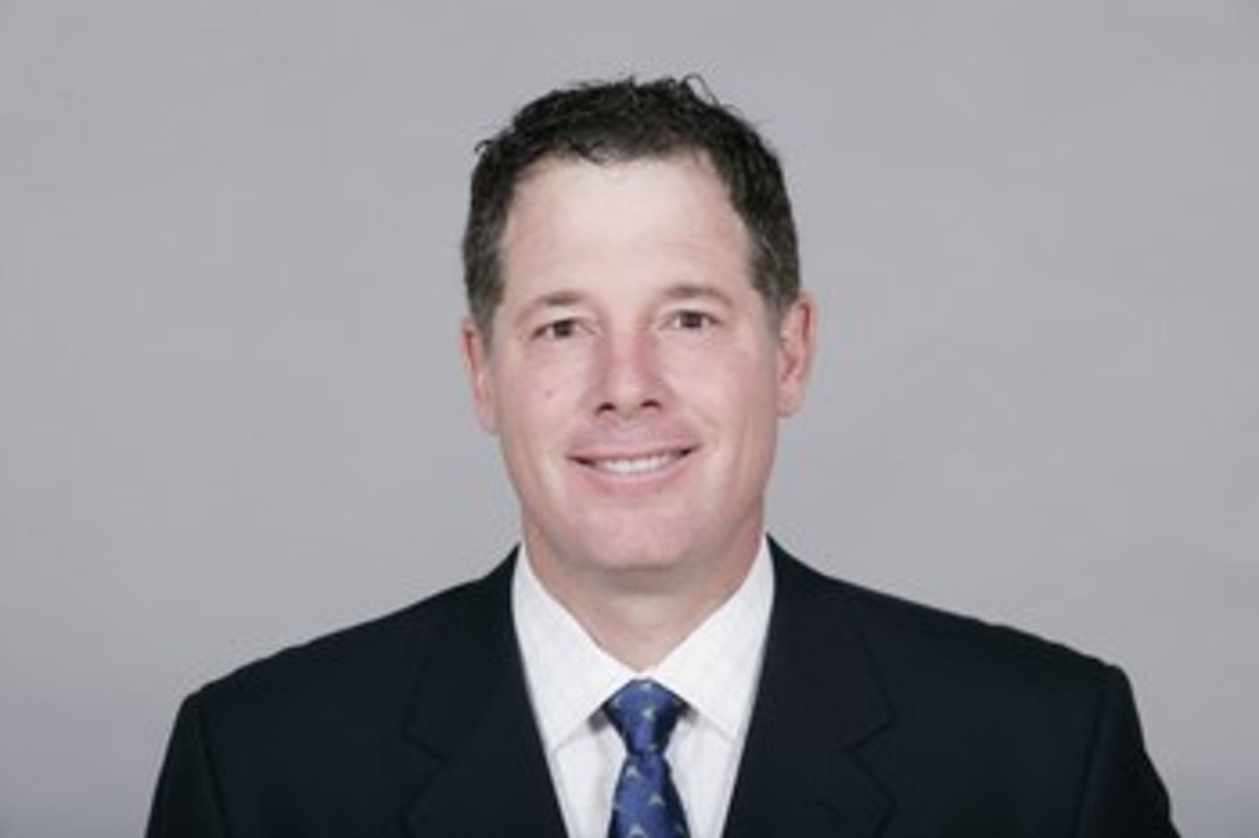 ST. LOUIS - 2009: Pat Shurmur of the St. Louis Rams poses for his 2009 NFL headshot at photo day in St. Louis, Missouri. (Photo by NFL Photos) ST. LOUIS - 2009: Pat Shurmur of the St. Louis Rams poses for his 2009 NFL headshot at photo day in St. Louis, Missouri. (Photo by NFL Photos)