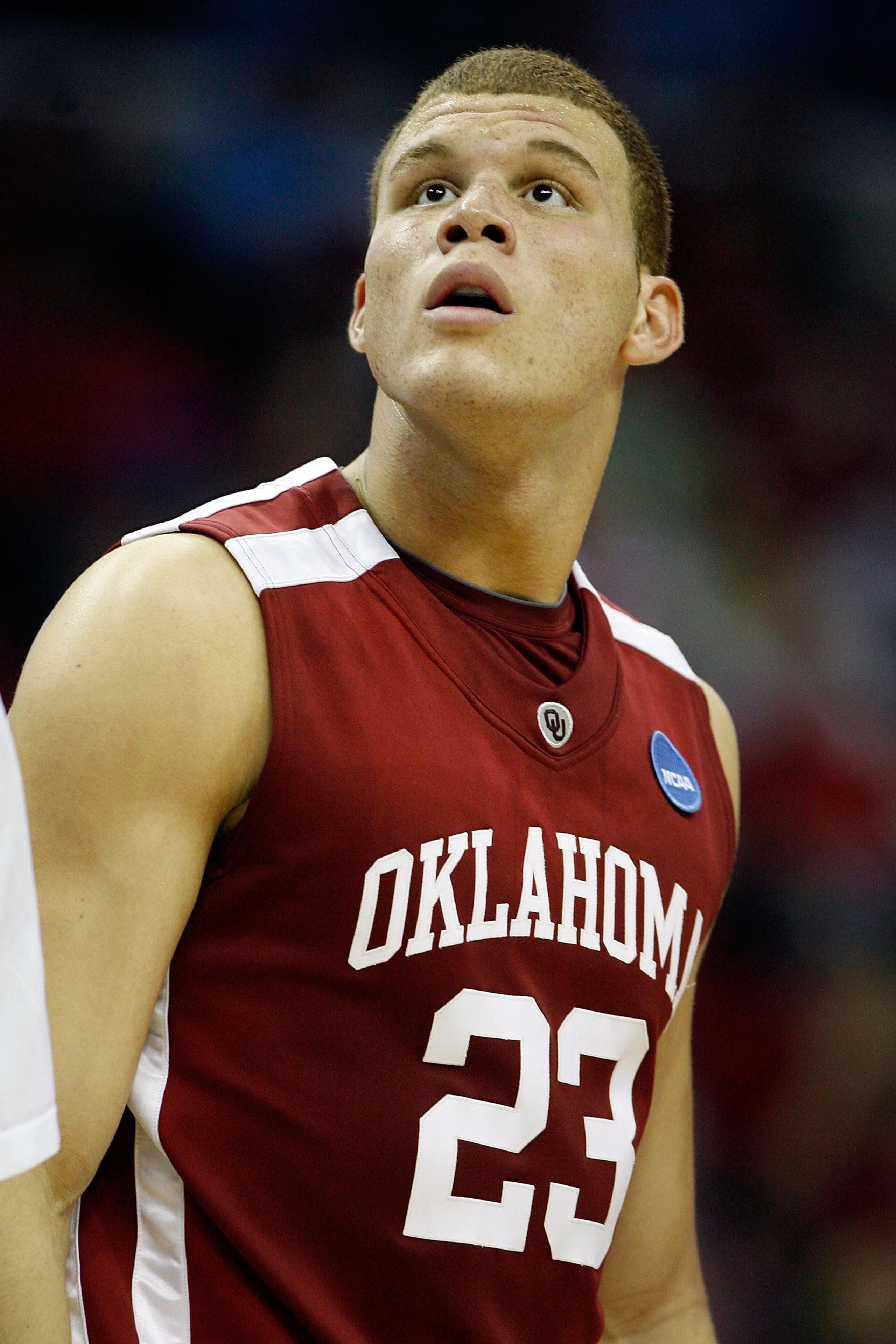MEMPHIS, TN - MARCH 29: Blake Griffin #23 of the Oklahoma Sooners looks on while taking on the North Carolina Tar Heels during the NCAA Men's Basketball Tournament South Regional Final at the FedExForum on March 29, 2009 in Memphis, Tennessee. (Photo by MEMPHIS, TN - MARCH 29: Blake Griffin #23 of the Oklahoma Sooners looks on while taking on the North Carolina Tar Heels during the NCAA Men's Basketball Tournament South Regional Final at the FedExForum on March 29, 2009 in Memphis, Tennessee. (Photo by