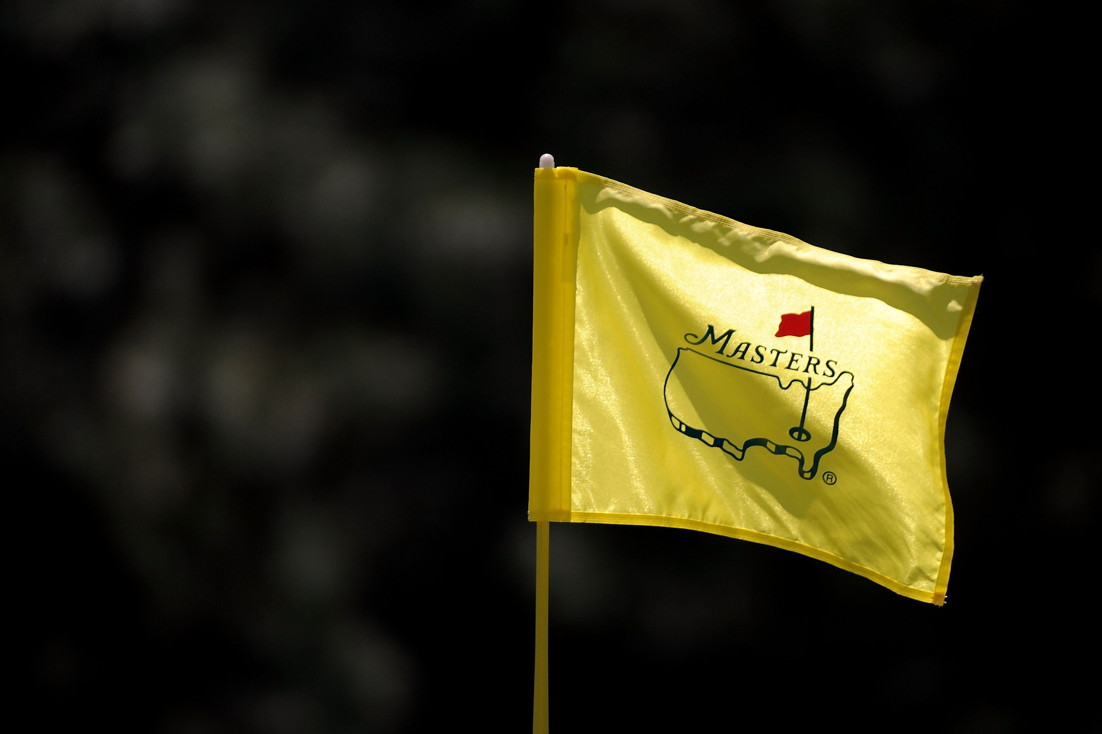 AUGUSTA, GA - APRIL 04:  A Masters flagstick is seen during a practice round prior to the 2011 Masters Tournament at Augusta National Golf Club on April 4, 2011 in Augusta, Georgia.  (Photo by Harry How/Getty Images)