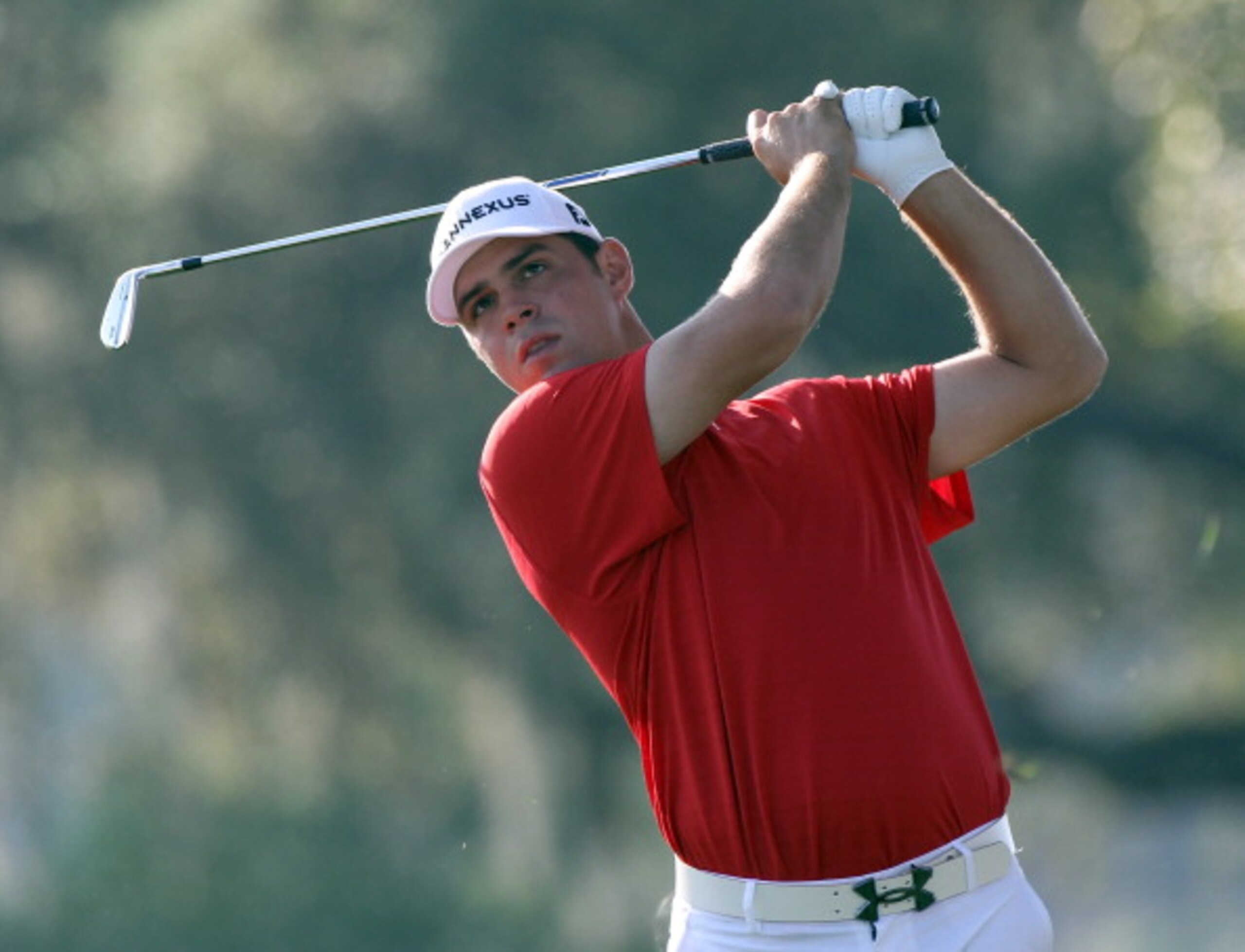 ORLANDO, FL - MARCH 25:  Gary Woodland  plays a shot on the 13th hole during the second round of the Bay Hill Invitational presented by MasterCard at the Bay Hill Club and Lodge on March 25, 2011 in Orlando, Florida.  (Photo by Sam Greenwood/Getty Images)