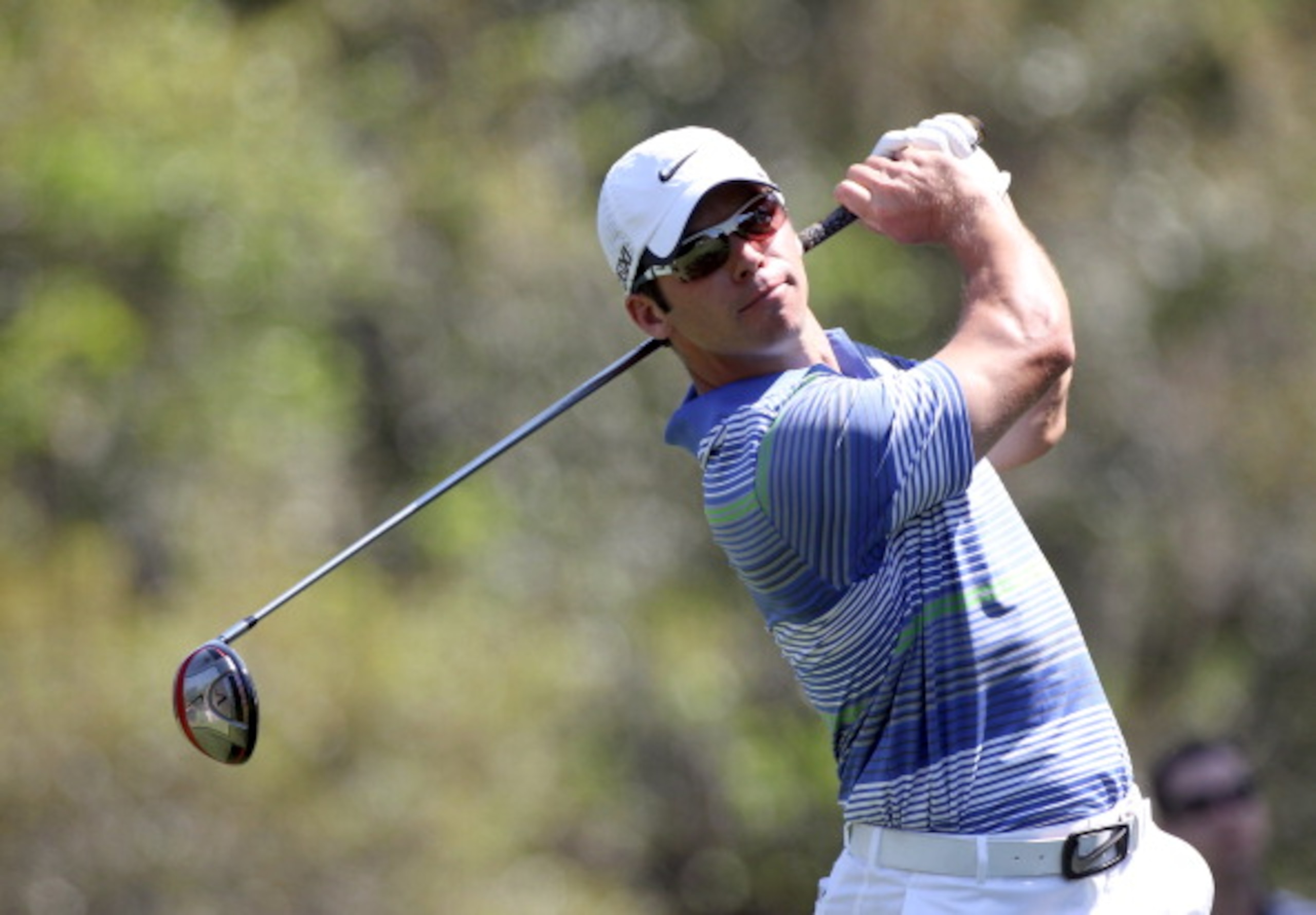 PALM HARBOR, FL - MARCH 18:  Paul Casey of England plays a shot on the 9th hole during the second round of the Transitions Championship at Innisbrook Resort and Golf Club on March 18, 2011 in Palm Harbor, Florida.  (Photo by Sam Greenwood/Getty Images)