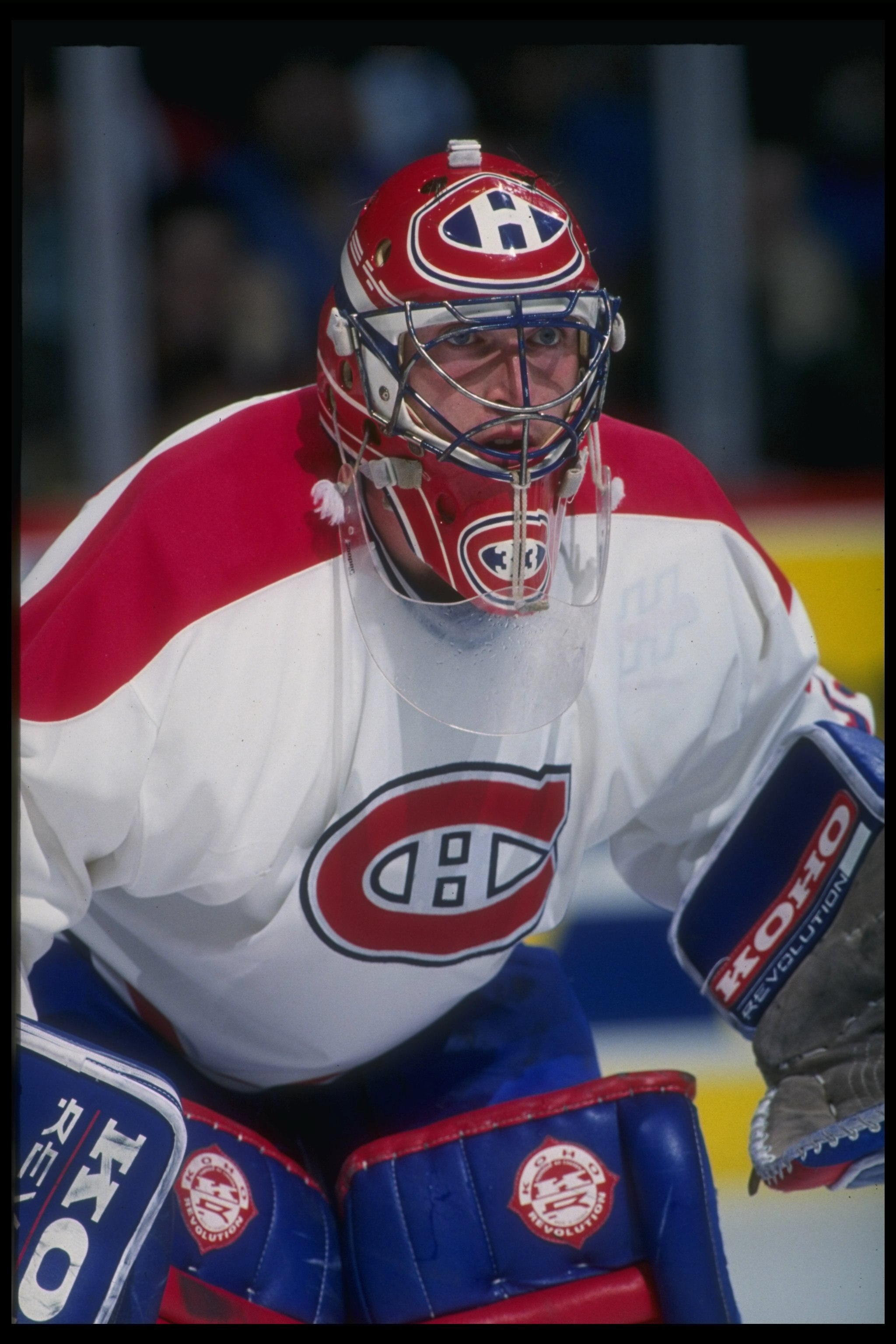 1993-1994:  Goaltender Patrick Roy of the Montreal Canadiens. Mandatory Credit: Robert Laberge  /Allsport
