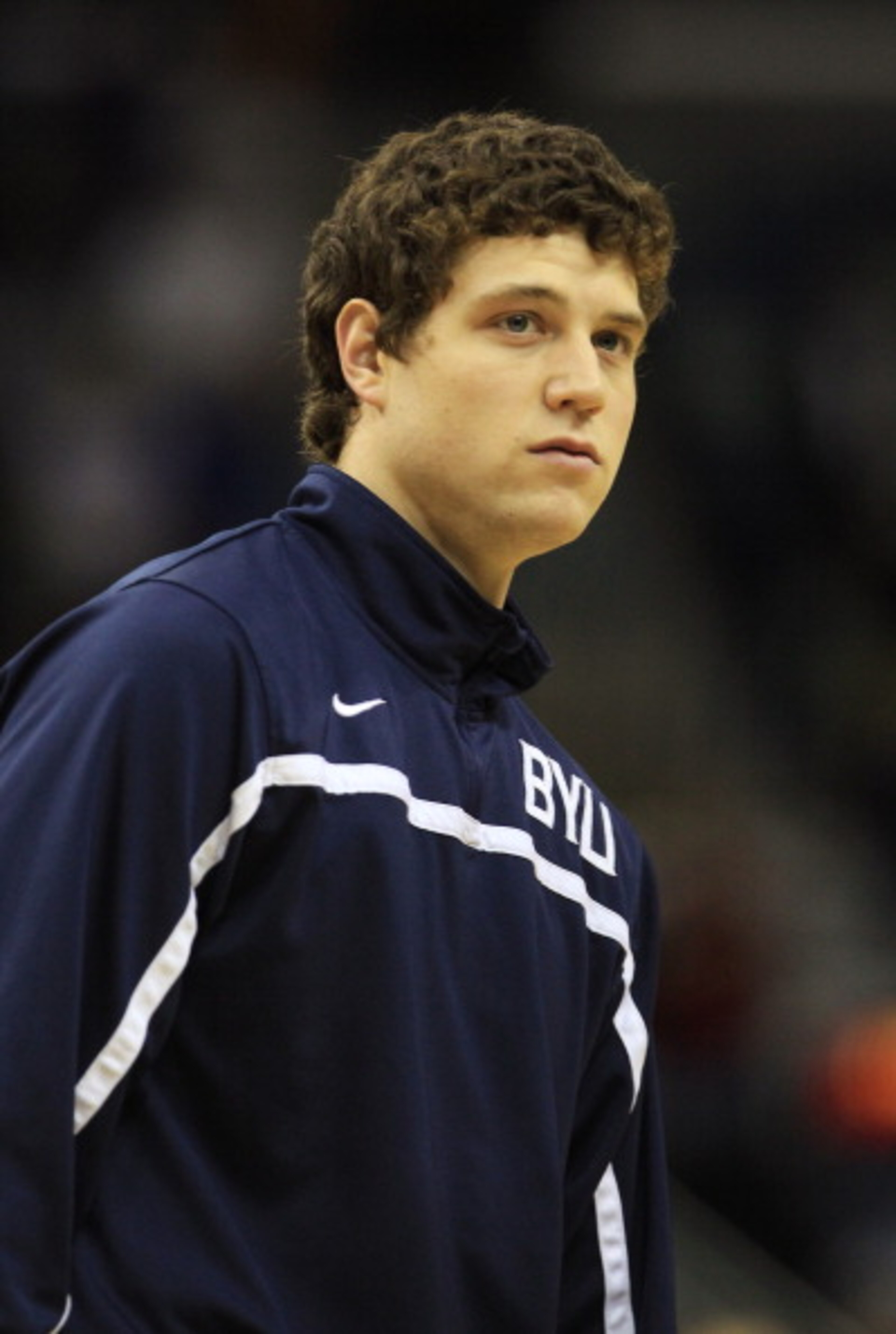 NEW ORLEANS, LA - MARCH 24: Jimmer Fredette #32 of the Brigham Young Cougars warms up prior to their game against the Florida Gators in the Southeast regional of the 2011 NCAA men's basketball tournament at New Orleans Arena on March 24, 2011 in New Orle NEW ORLEANS, LA - MARCH 24: Jimmer Fredette #32 of the Brigham Young Cougars warms up prior to their game against the Florida Gators in the Southeast regional of the 2011 NCAA men's basketball tournament at New Orleans Arena on March 24, 2011 in New Orle