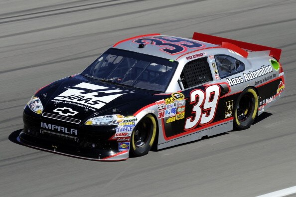 LAS VEGAS, NV - MARCH 04: Ryan Newman drives the #39 Haas Automation Chevrolet during practice for the NASCAR Sprint Cup Series Kobalt Tools 400 at Las Vegas Motor Speedway on March 4, 2011 in Las Vegas, Nevada.  (Photo by John Harrelson/Getty Images for