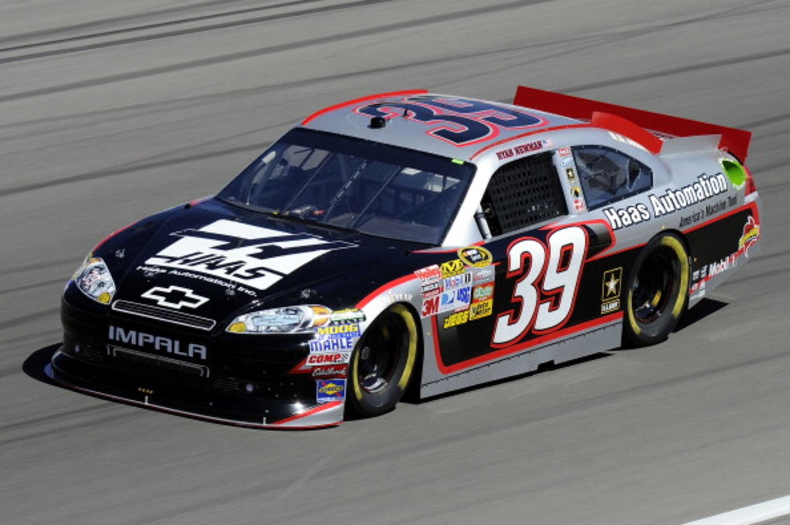 LAS VEGAS, NV - MARCH 04: Ryan Newman drives the #39 Haas Automation Chevrolet during practice for the NASCAR Sprint Cup Series Kobalt Tools 400 at Las Vegas Motor Speedway on March 4, 2011 in Las Vegas, Nevada.  (Photo by John Harrelson/Getty Images for
