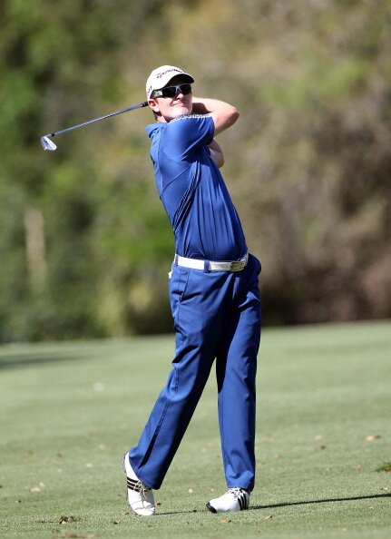 PALM HARBOR, FL - MARCH 19:  Justin Rose of England plays a shot on the 7th hole during the third round of the Transitions Championship at Innisbrook Resort and Golf Club on March 19, 2011 in Palm Harbor, Florida.  (Photo by Sam Greenwood/Getty Images)