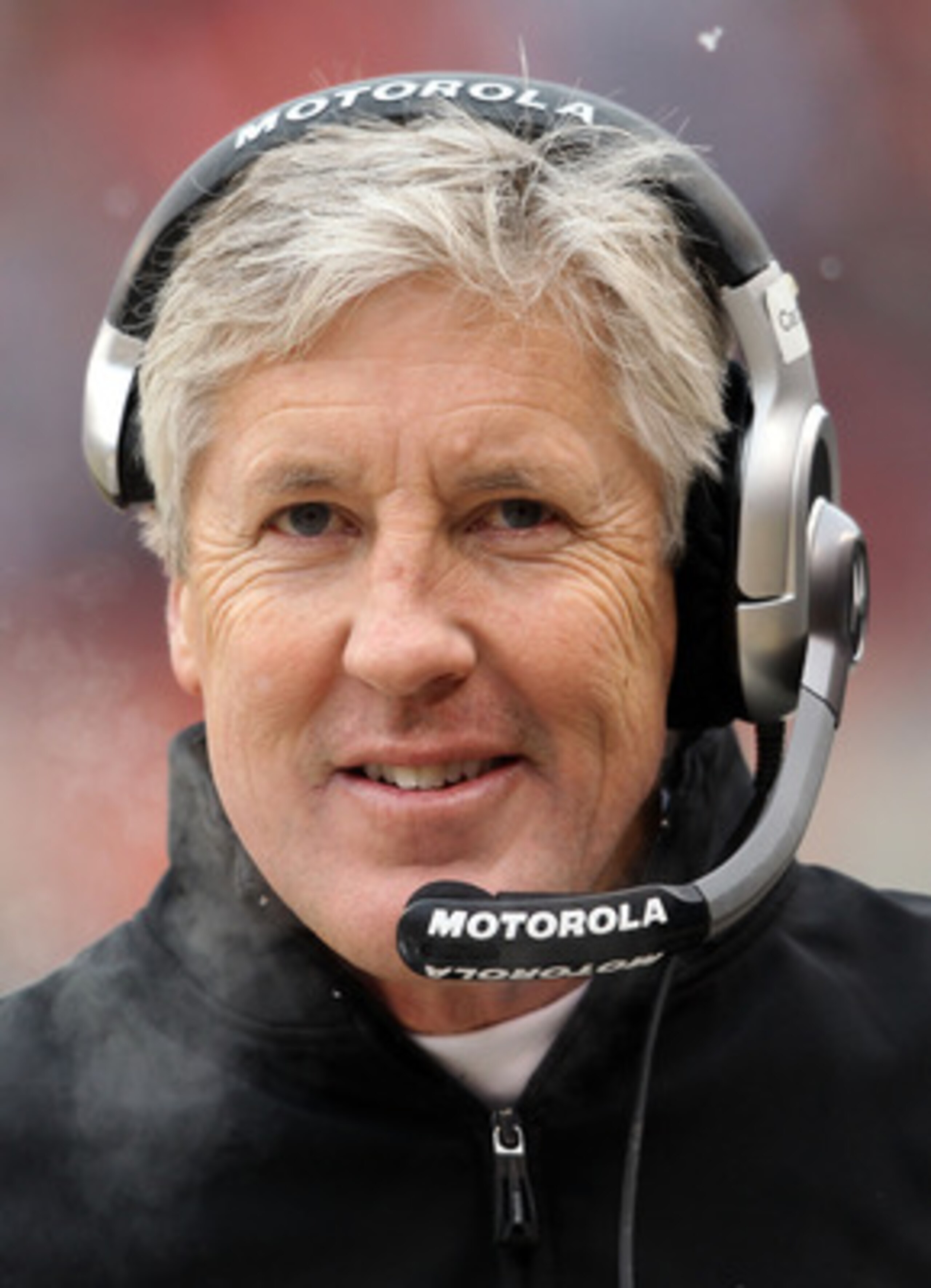 CHICAGO, IL - JANUARY 16: Head coach Pete Carroll of the Seattle Seahawks looks on from the sideline in the first half against the Chicago Bears in the 2011 NFC divisional playoff game at Soldier Field on January 16, 2011 in Chicago, Illinois. (Photo by CHICAGO, IL - JANUARY 16: Head coach Pete Carroll of the Seattle Seahawks looks on from the sideline in the first half against the Chicago Bears in the 2011 NFC divisional playoff game at Soldier Field on January 16, 2011 in Chicago, Illinois. (Photo by